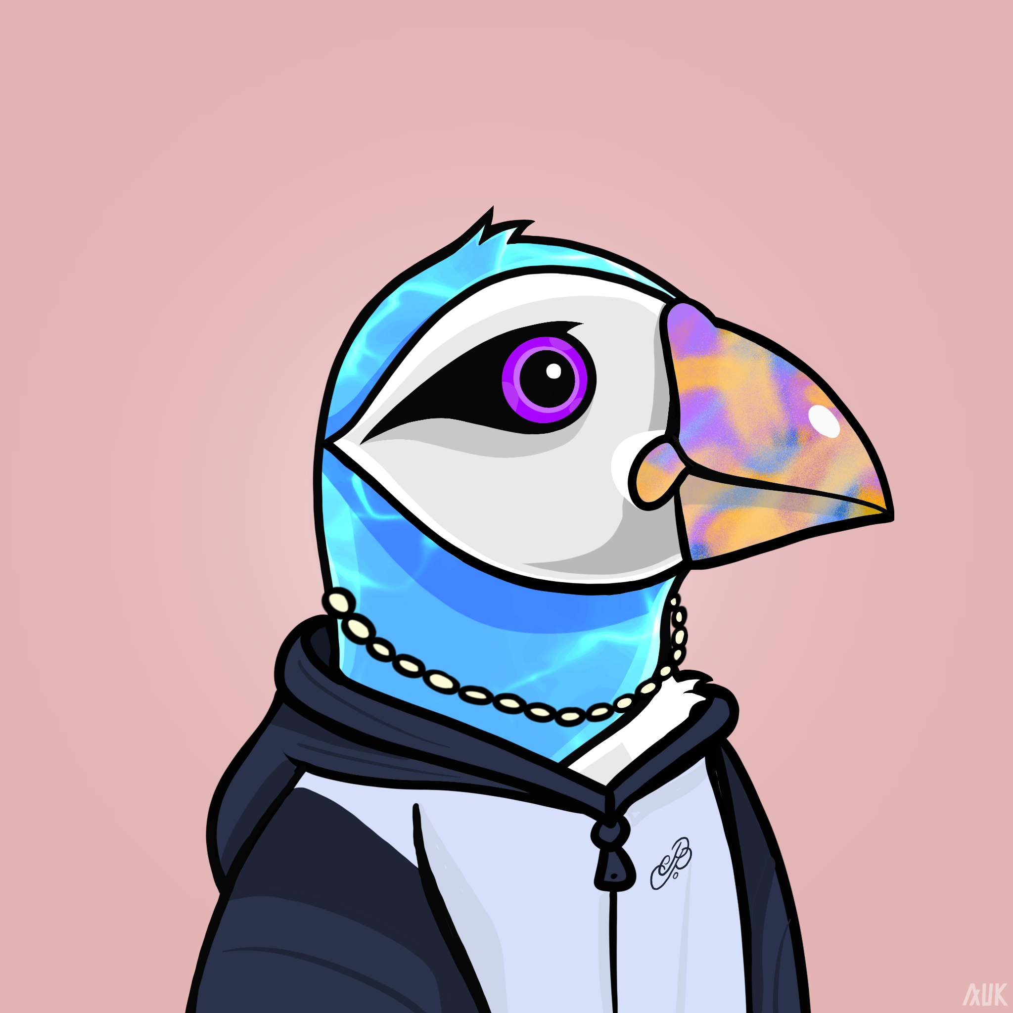 Poppin Puffins #9416 NFT on Algorand