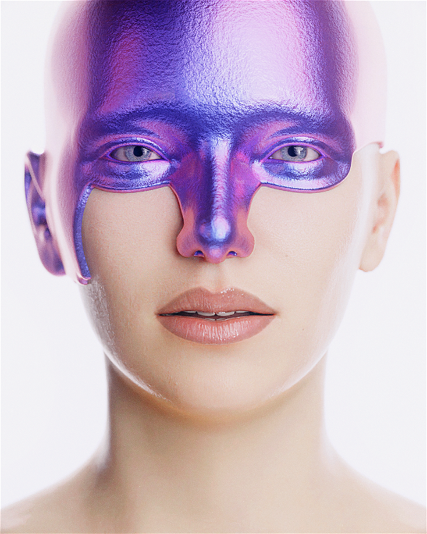 Image of Purple Beu Mask