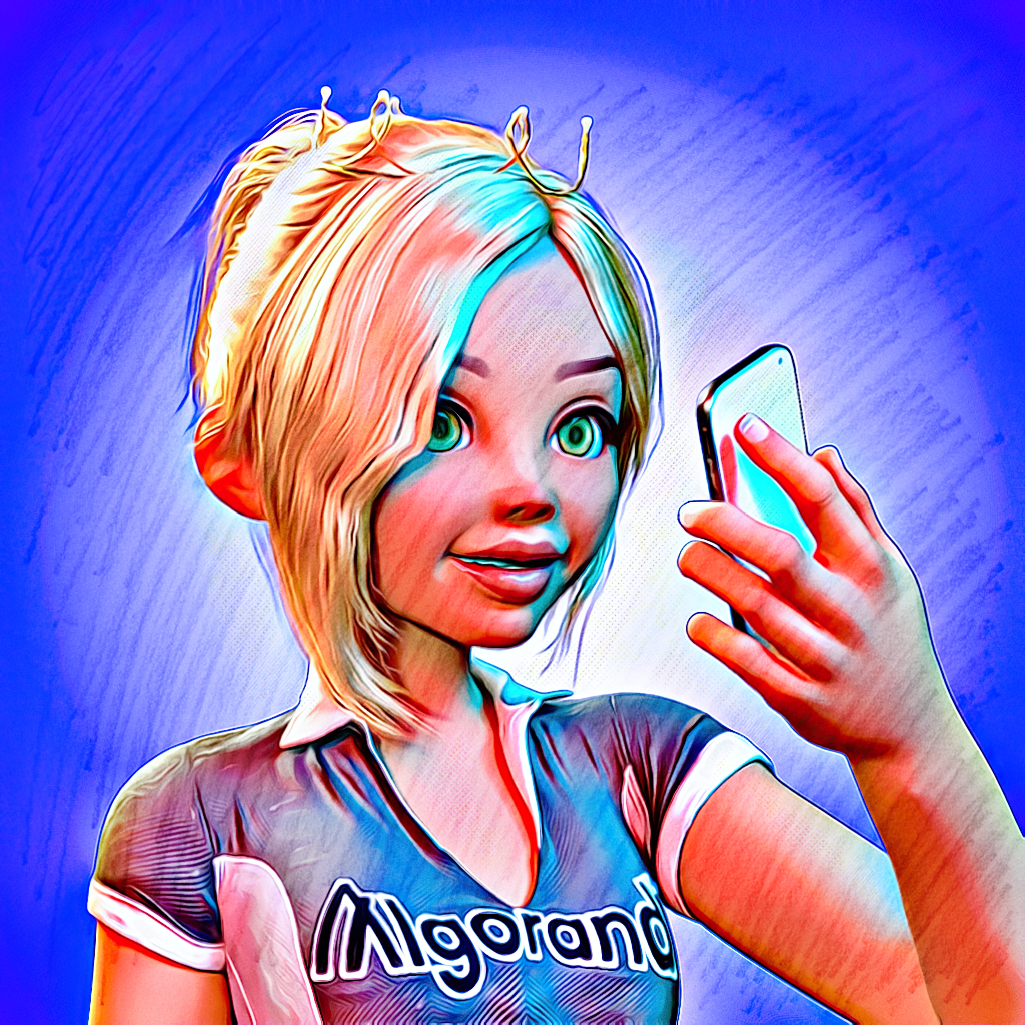 Crypto Selfies017(Algo Queen) NFT on Algorand