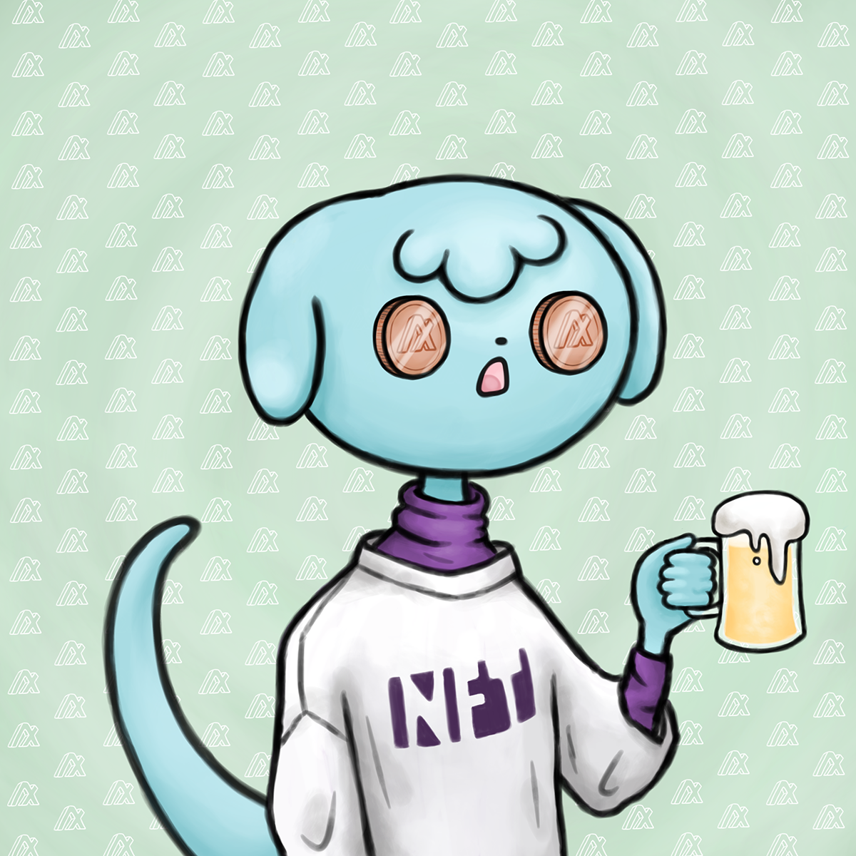 Algonimals #332 - Wesley NFT on Algorand