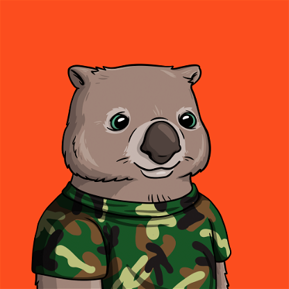 Wildlife Warrior Wombat #495