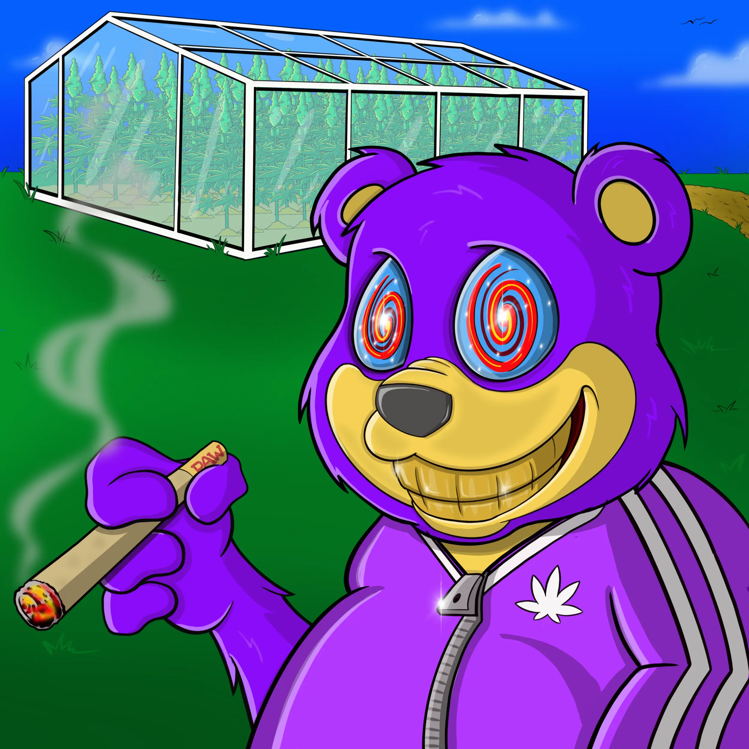 Burnin Bears #842 NFT on Algorand