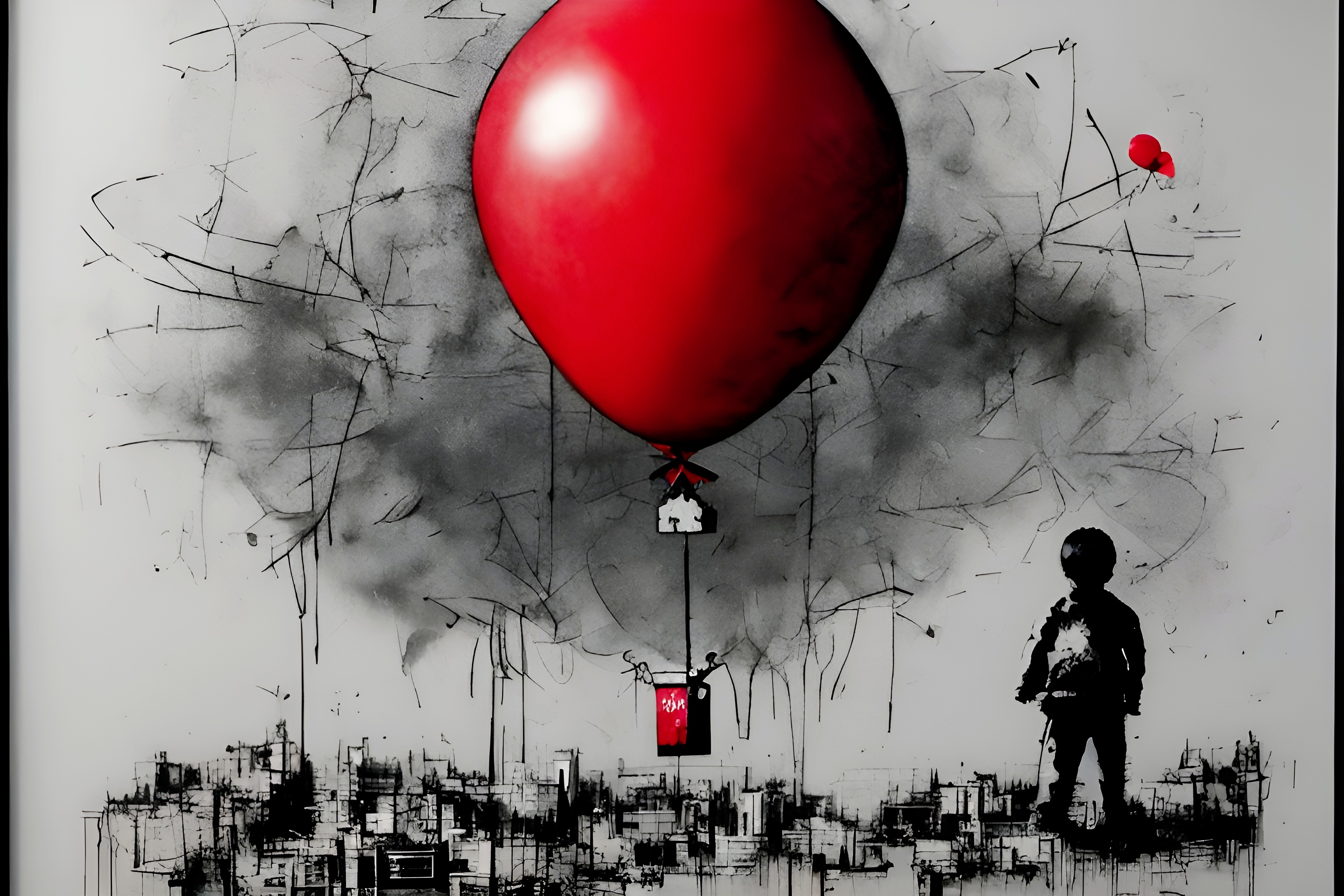 Boy With Red Balloon NFT on Algorand