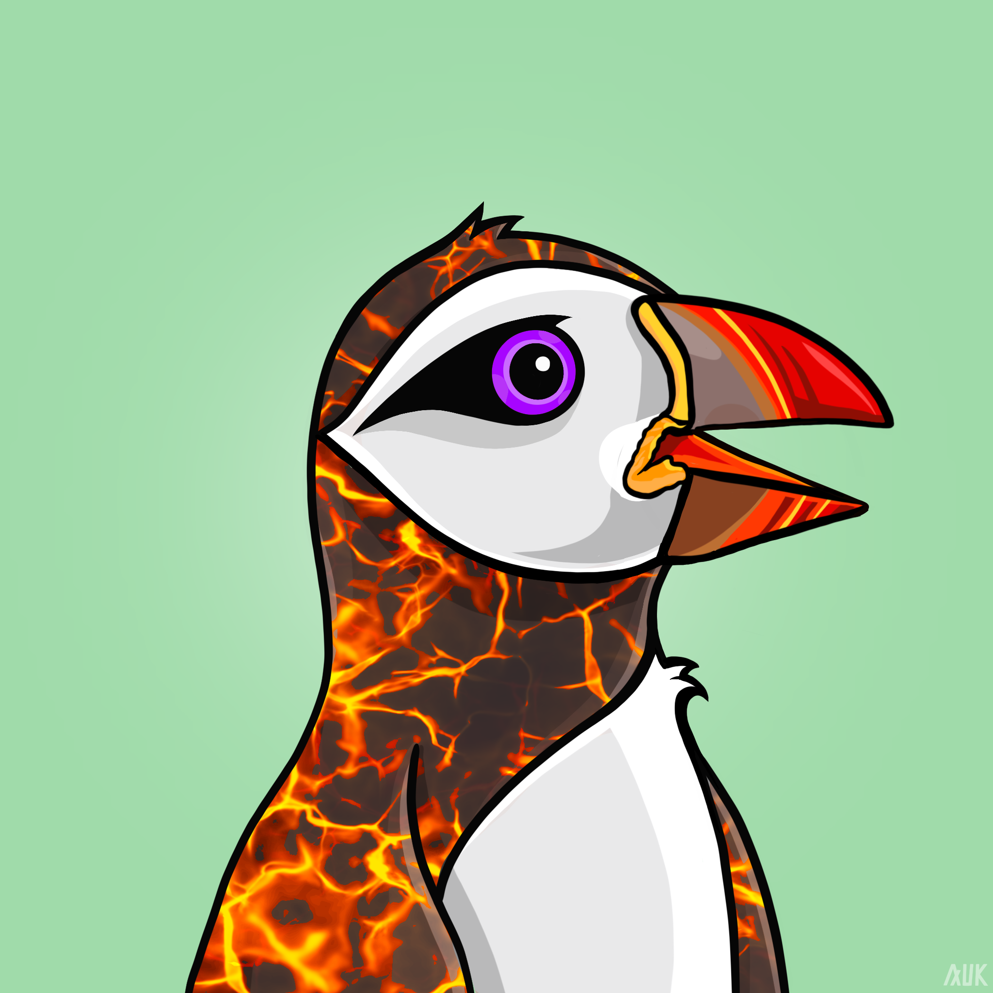 Poppin Puffins #3670 NFT on Algorand