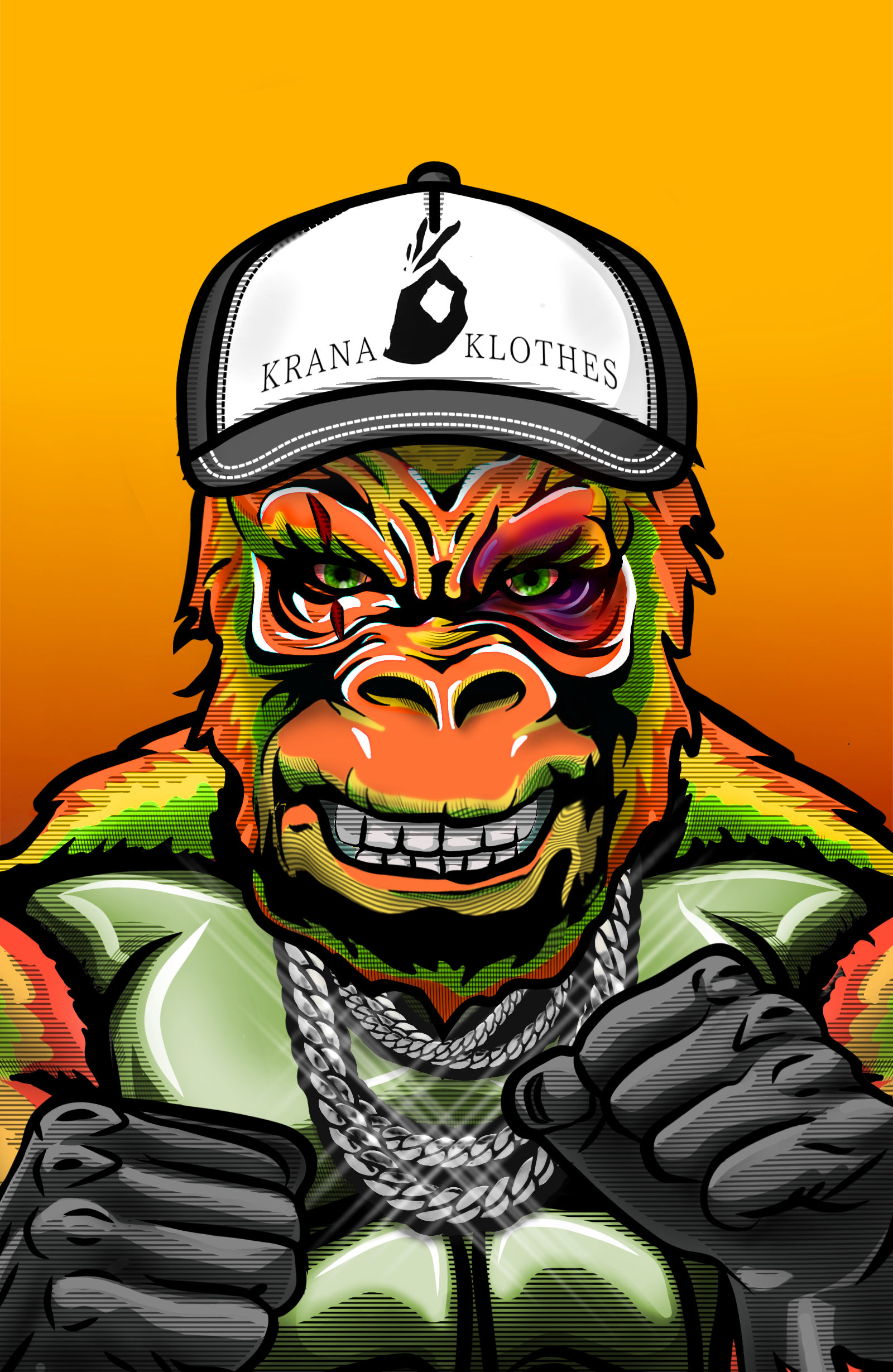 Gangster Gorilla 75 NFT on Algorand