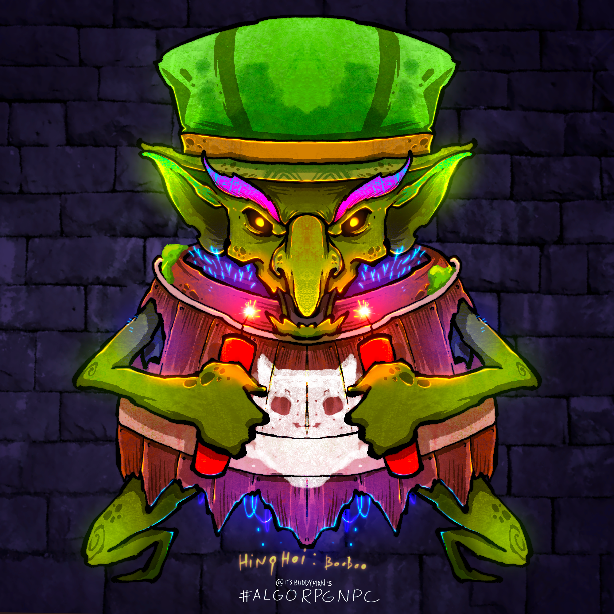 ALGO RPGNPC #045 BooBoo Ed NFT on Algorand