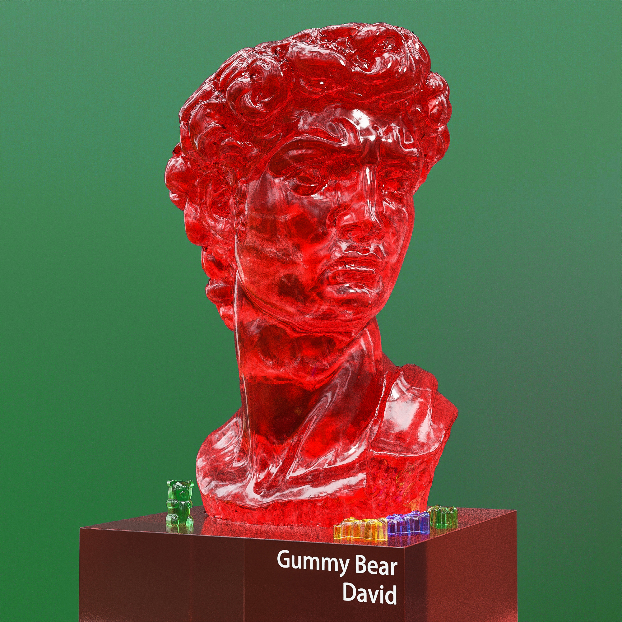 • Gummy Bear David • #007 NFT on Algorand
