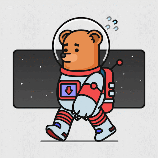 Let'sWalk Space Bear