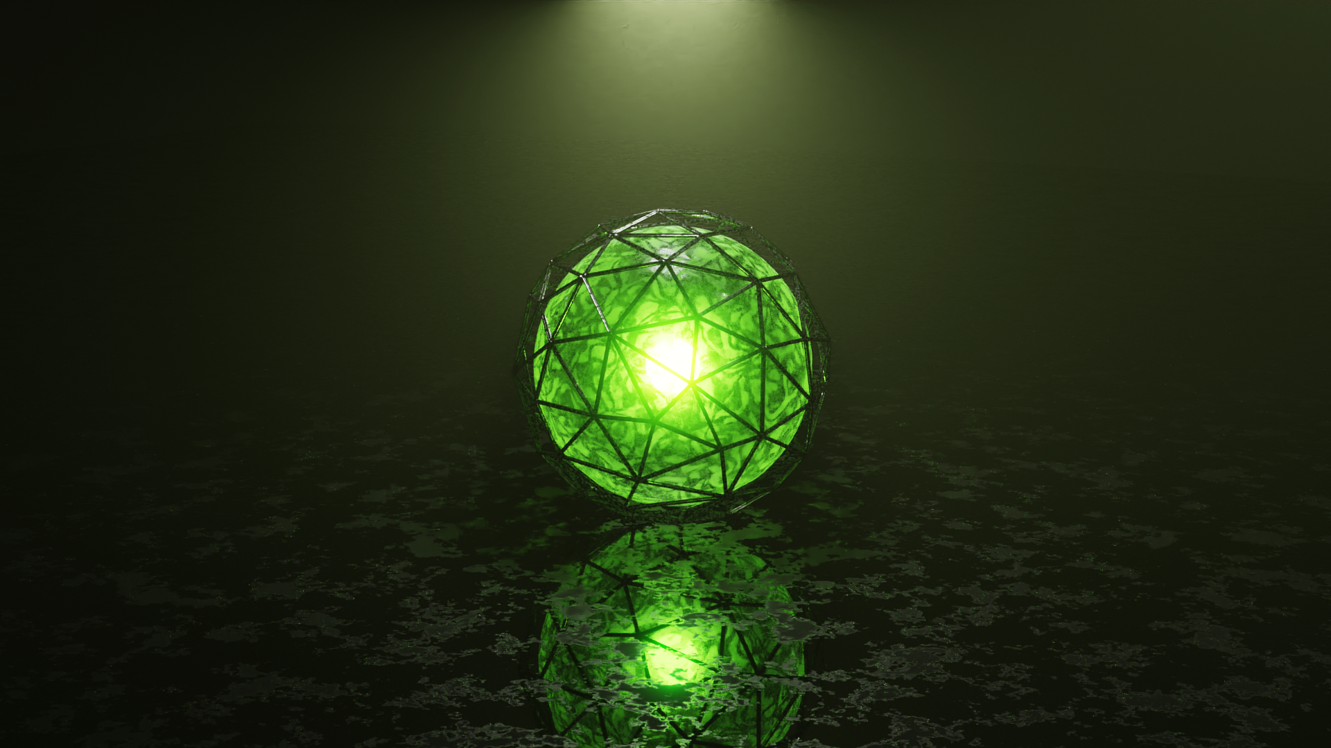 Green Ball of Hope NFT on Algorand