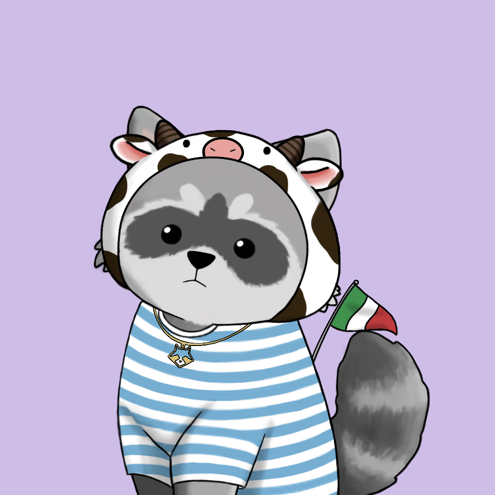 Raccoon #70 NFT on Algorand