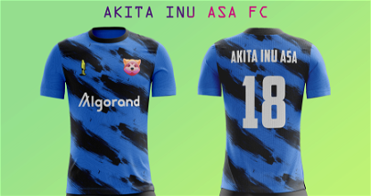 Akita Inu ASA FC Home kit #18