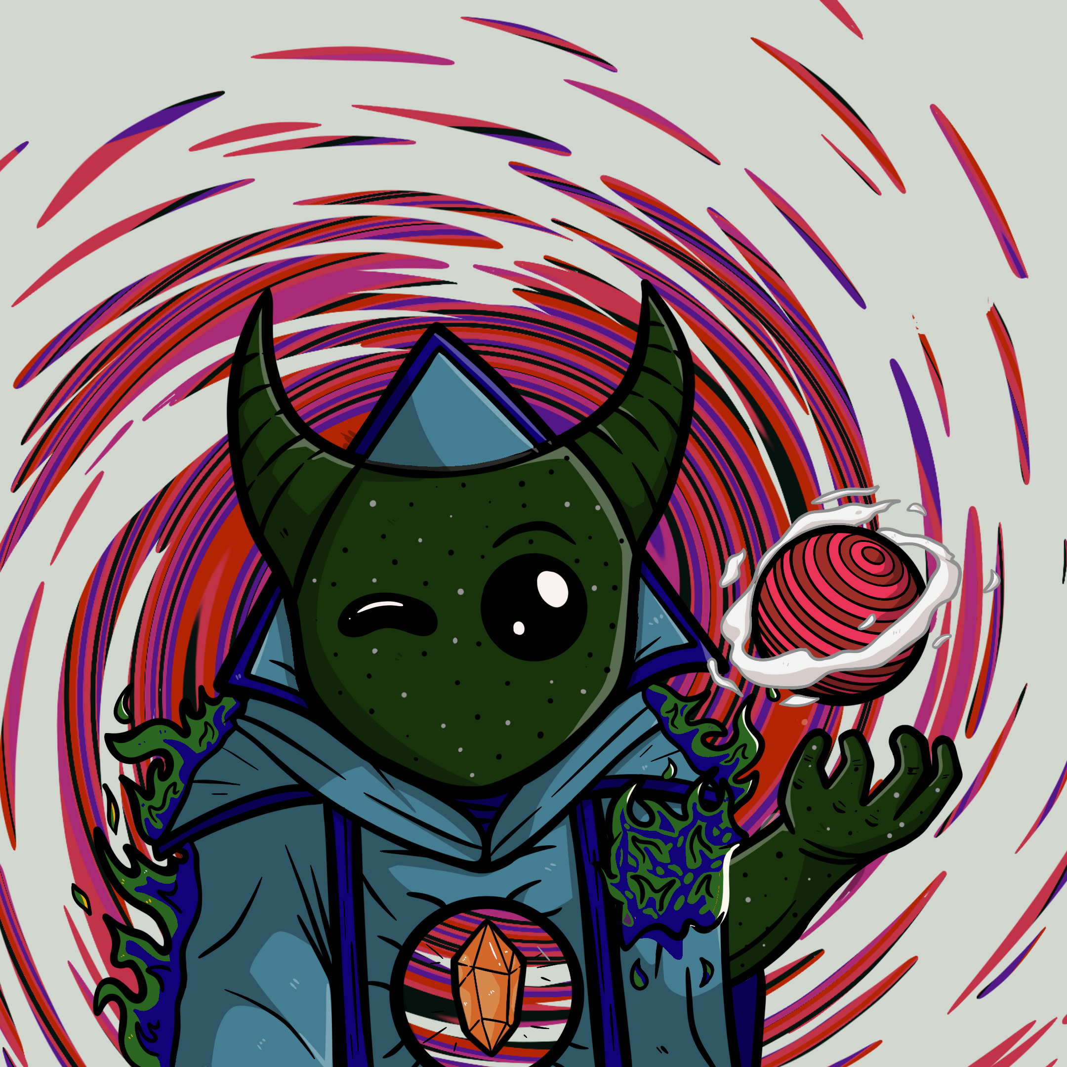 Vivip Wizard #0023 NFT on Algorand