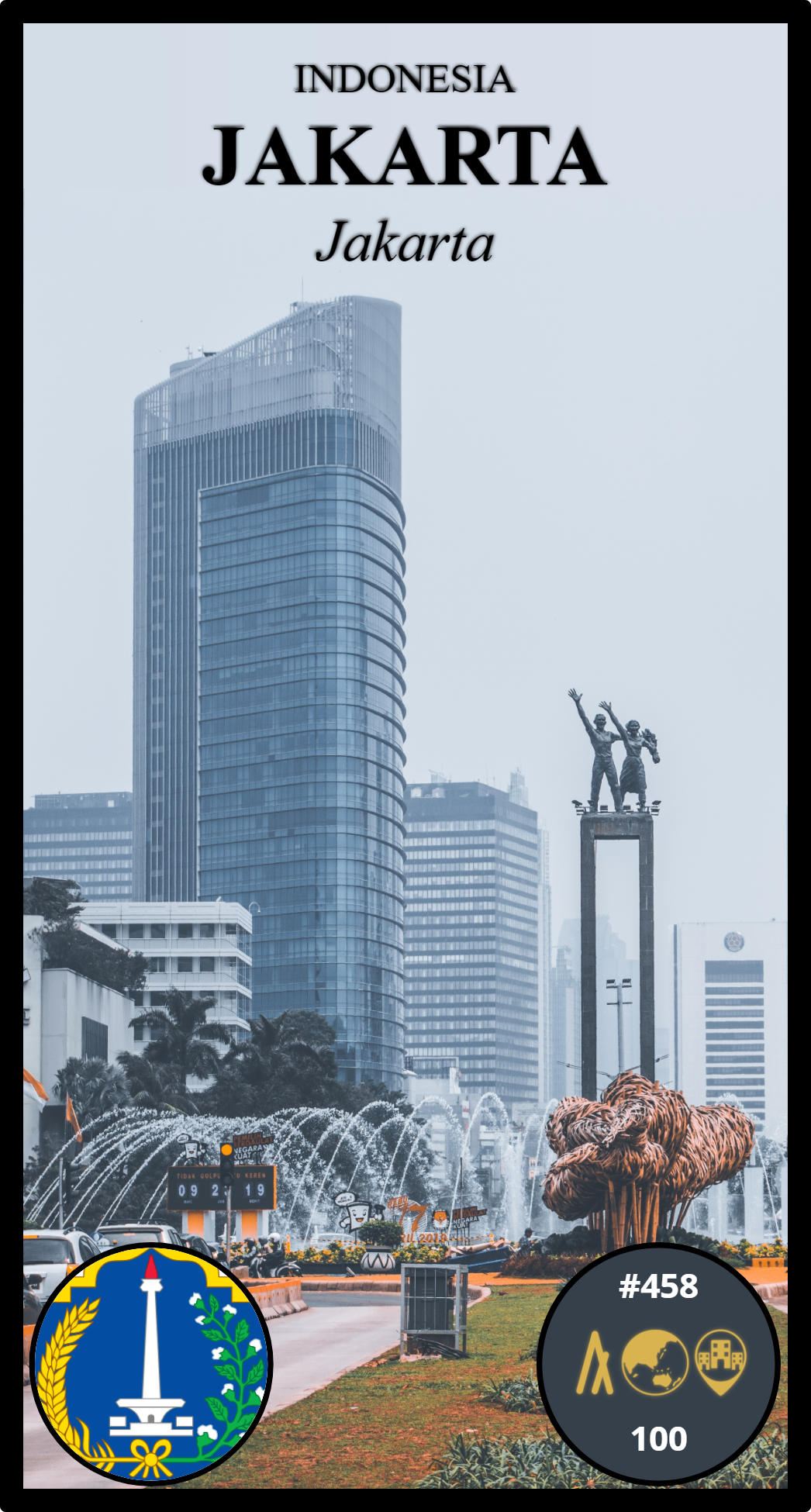 AWC #458 - Jakarta, Indonesia NFT on Algorand