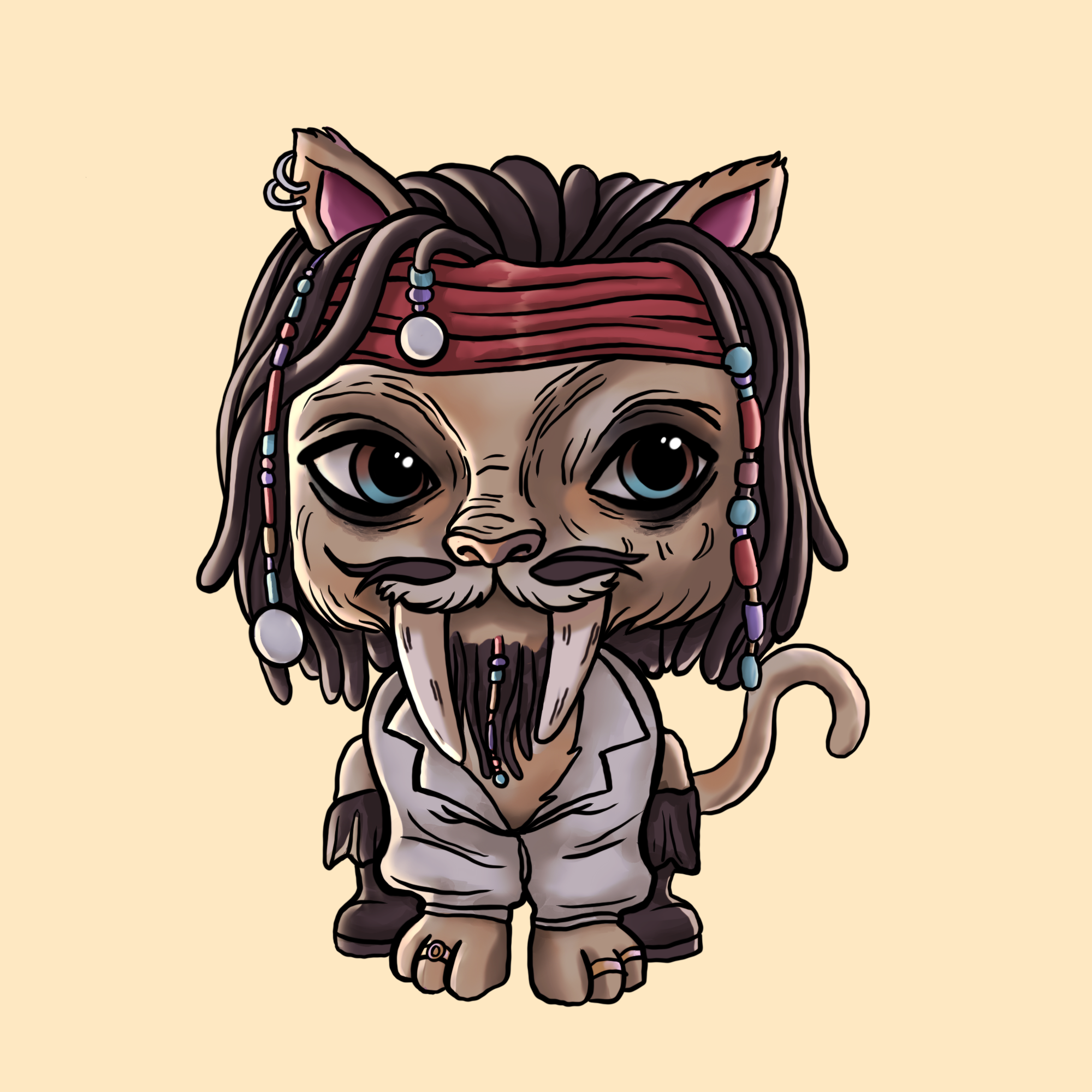 Adorable Feline #17 Character NFT on Algorand