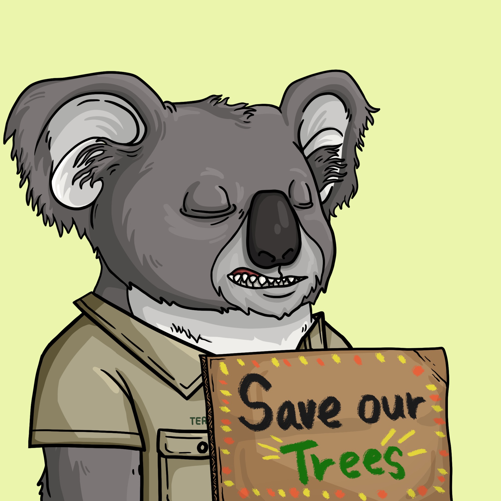 Wildlife Warrior Koala #546 NFT on Algorand
