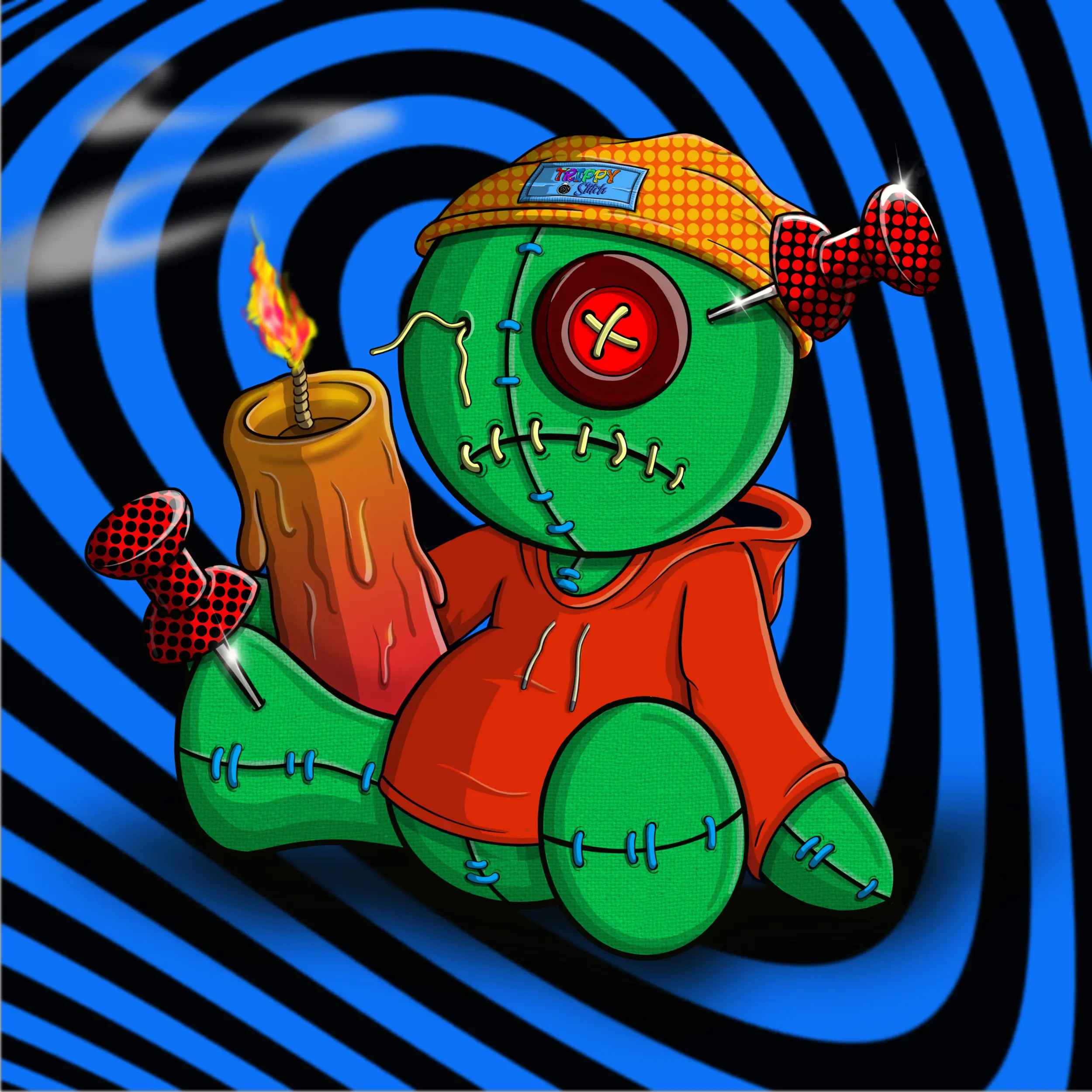 Trippy Stitch #321 NFT on Algorand