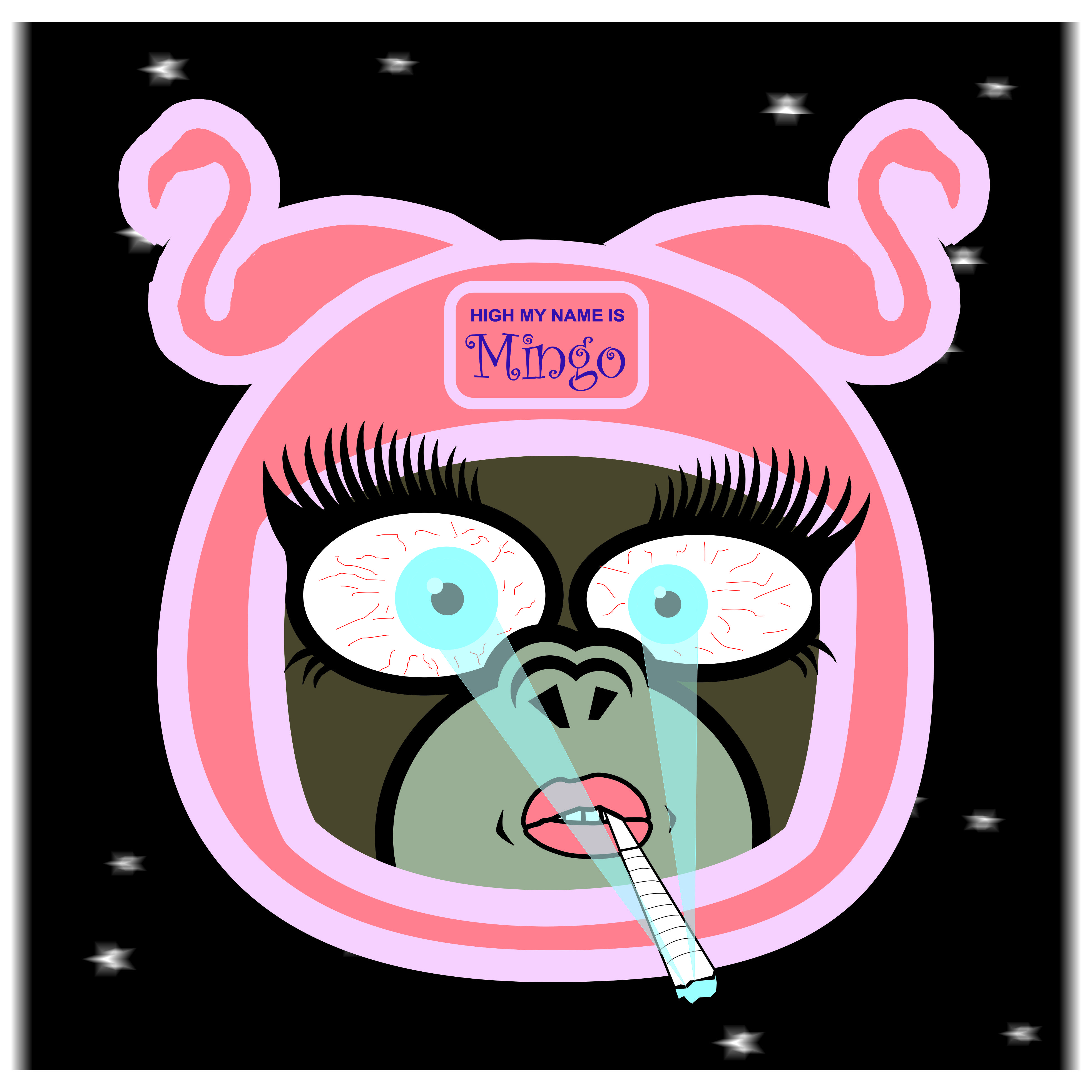 Space Monkey Mingo NFT on Algorand