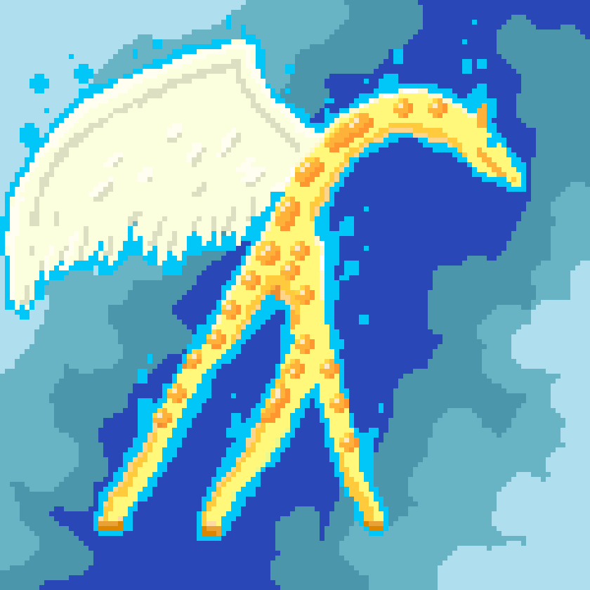 Algoraffe Angel #29 Mythic NFT on Algorand
