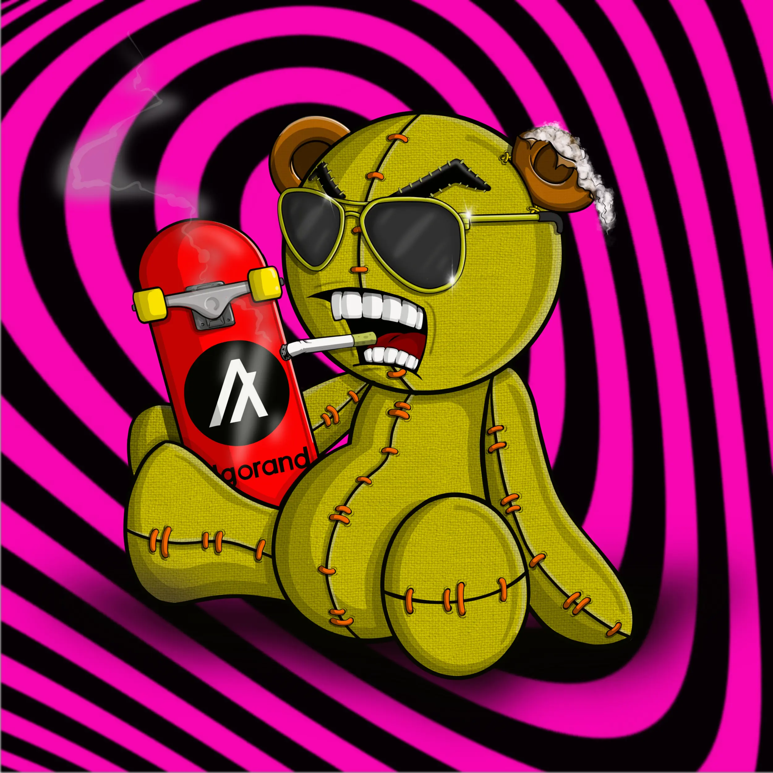 Trippy Stitch #127 NFT on Algorand