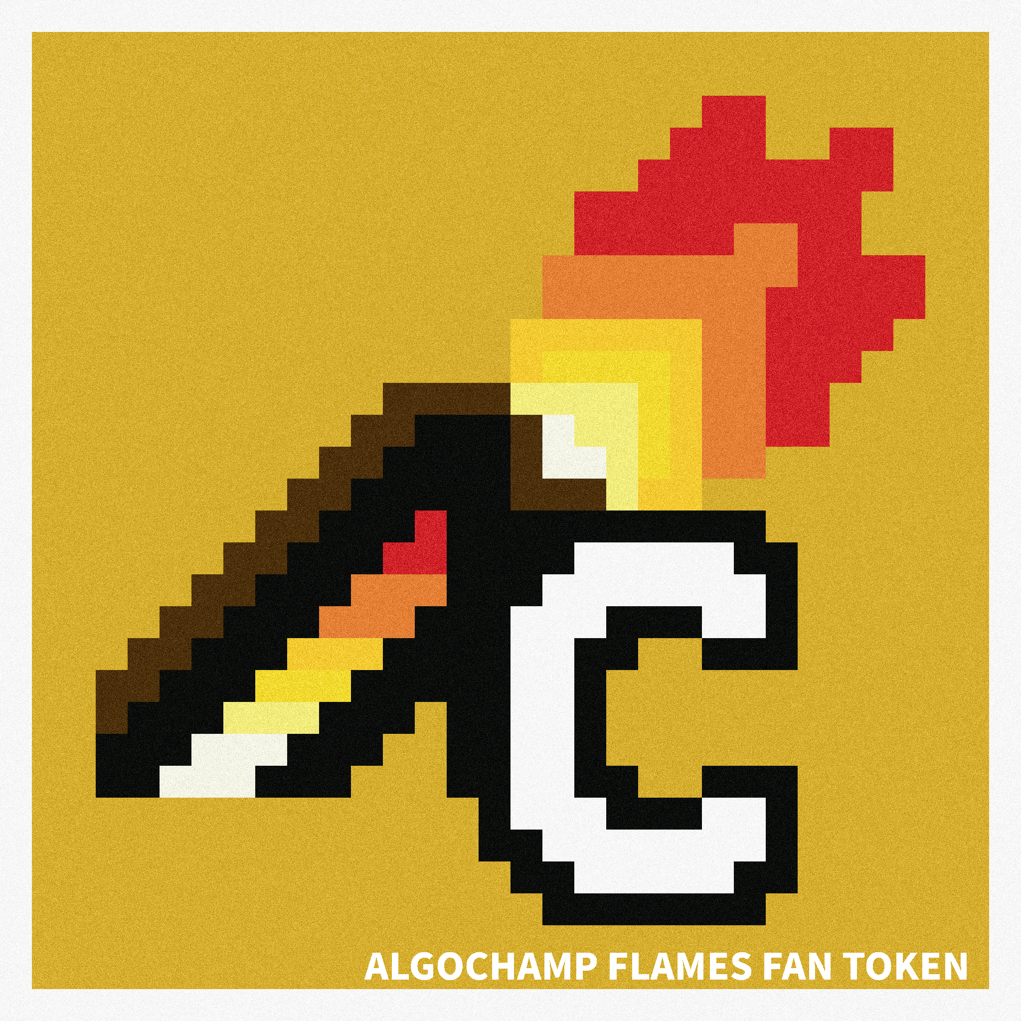 AFL FAN TOKEN AlgoCHAMP Flames NFT on Algorand