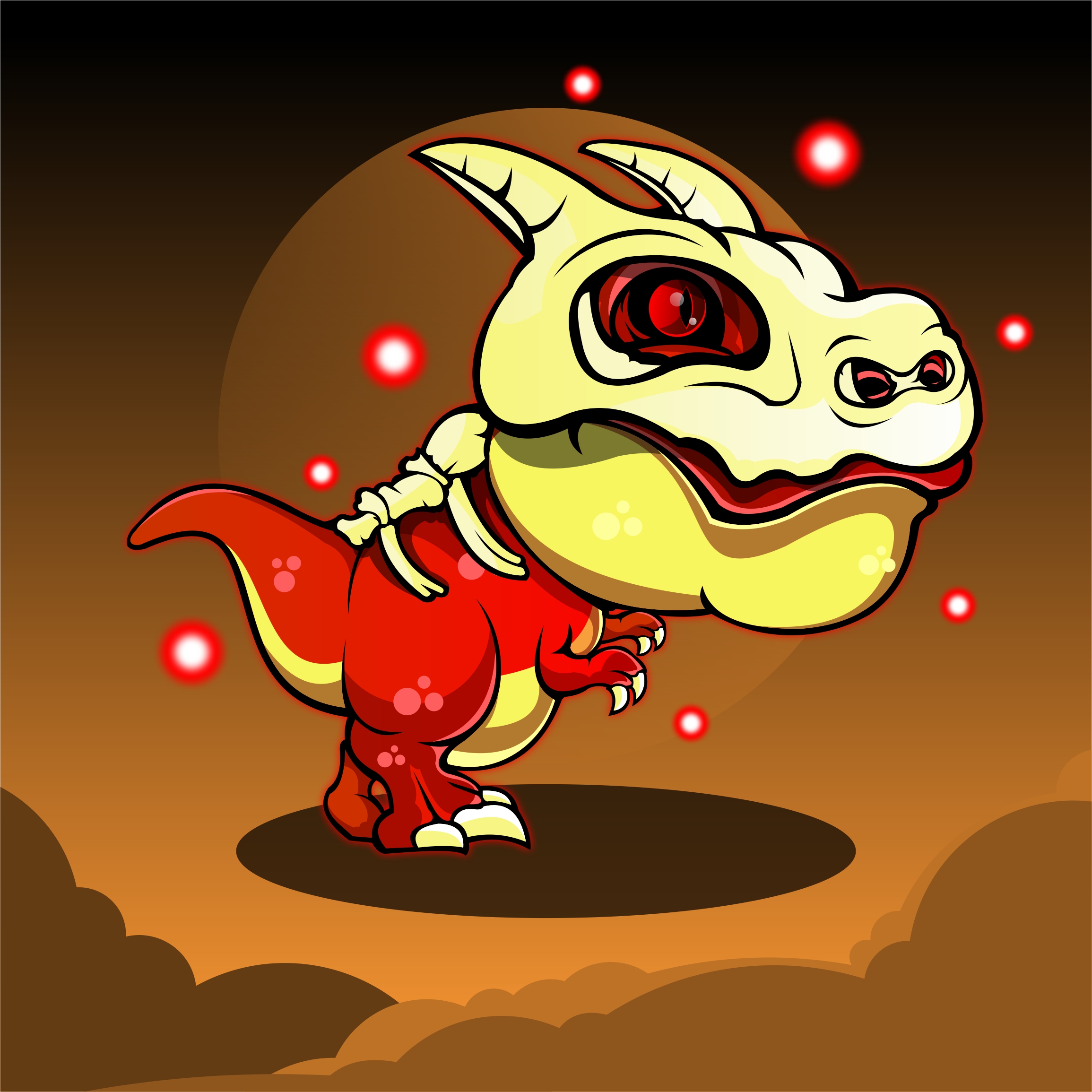 Skull Rex #126 NFT on Algorand