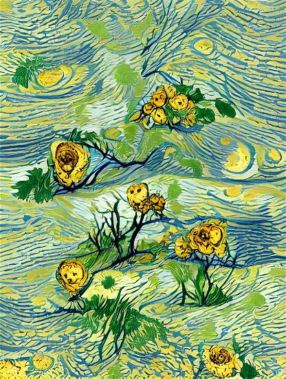 Inspiration by Van Gogh (AI)