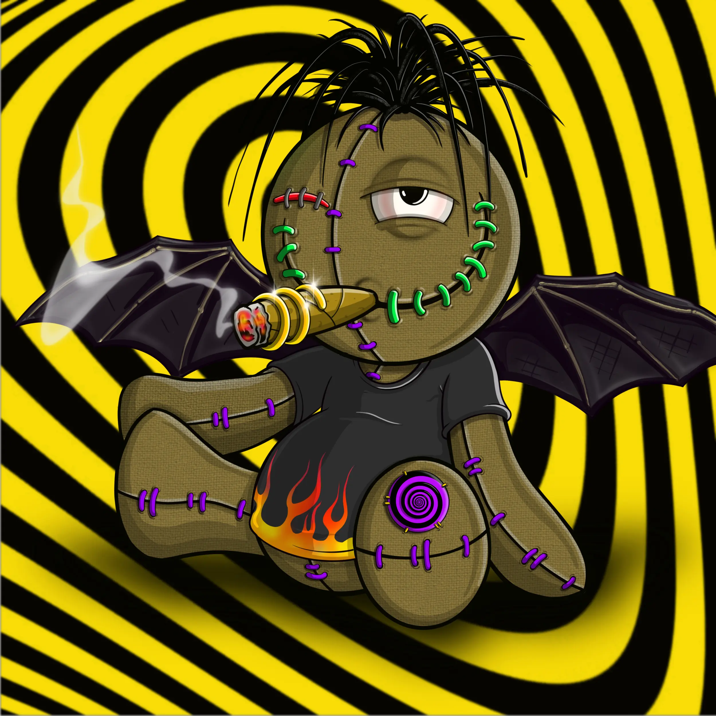 Trippy Stitch #1165 NFT on Algorand