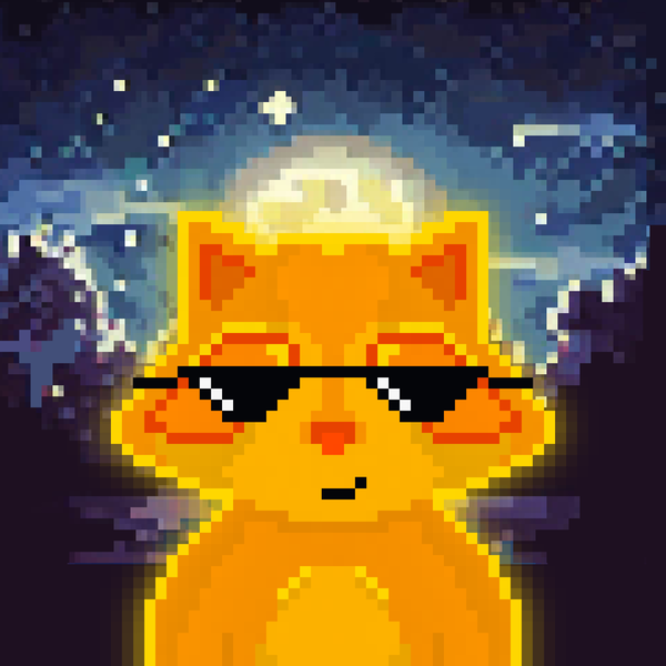 An image of Pixel Raccoon #1