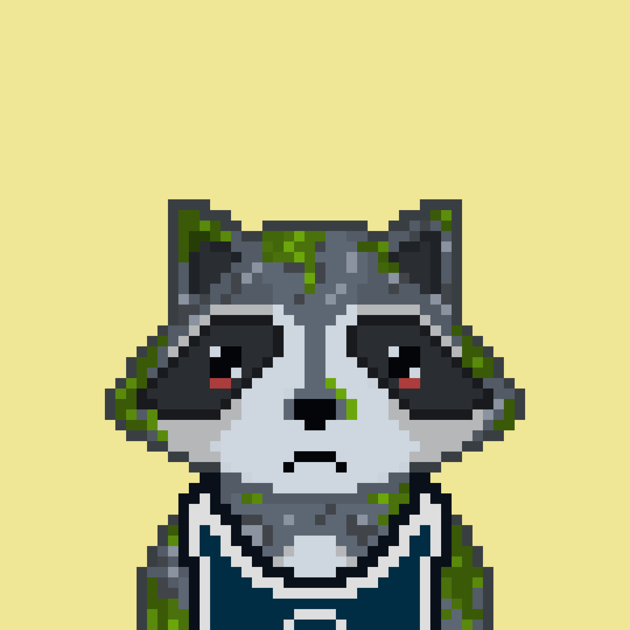 Pixel Raccoon #10 NFT on Algorand