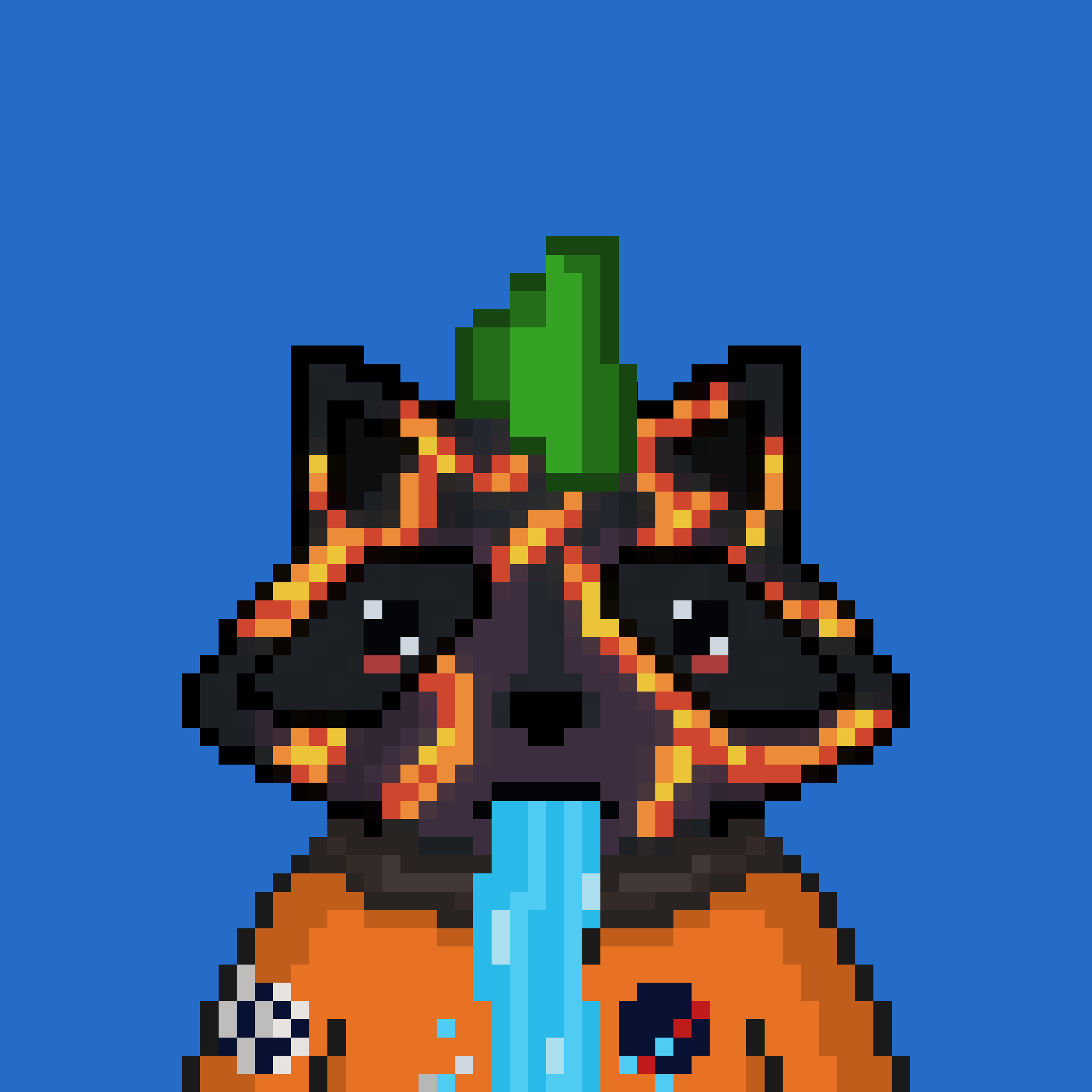 Pixel Raccoon #1010 NFT on Algorand