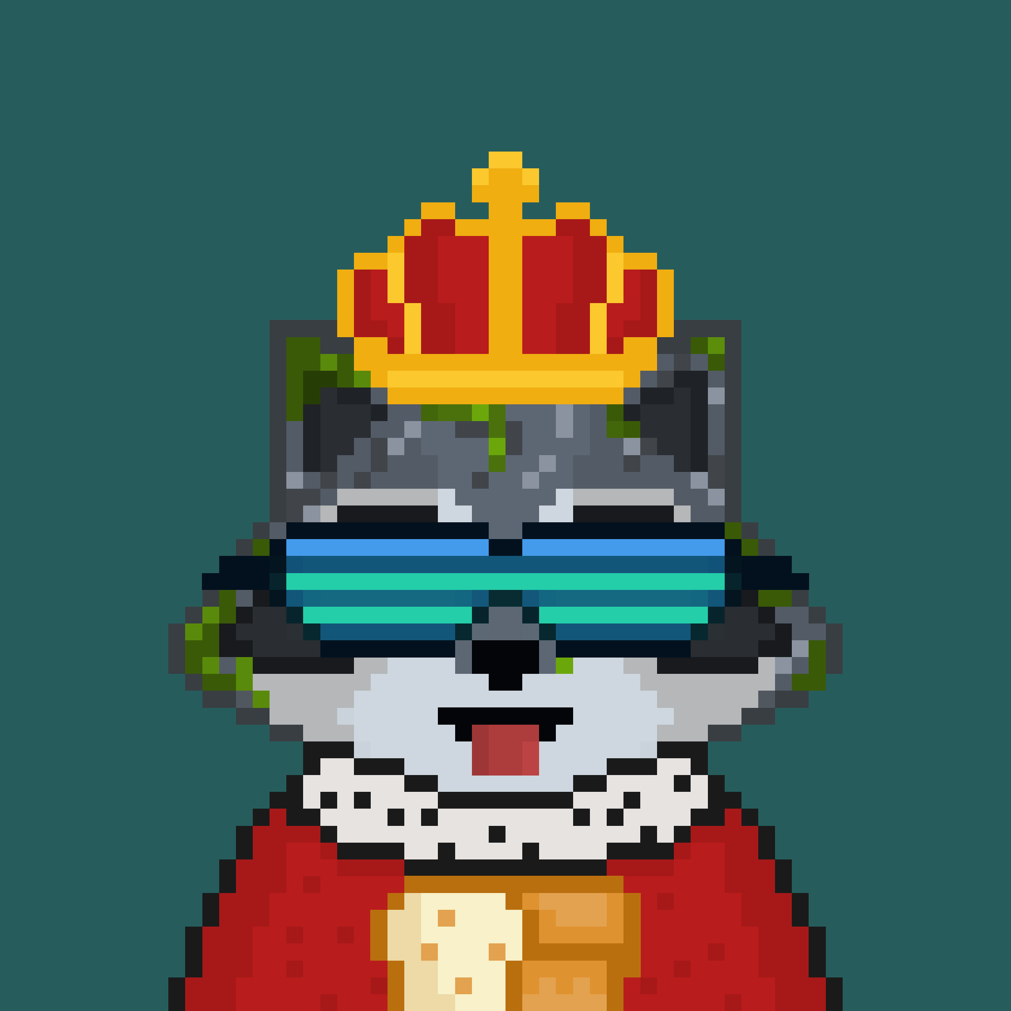 Pixel Raccoon #1022 NFT on Algorand