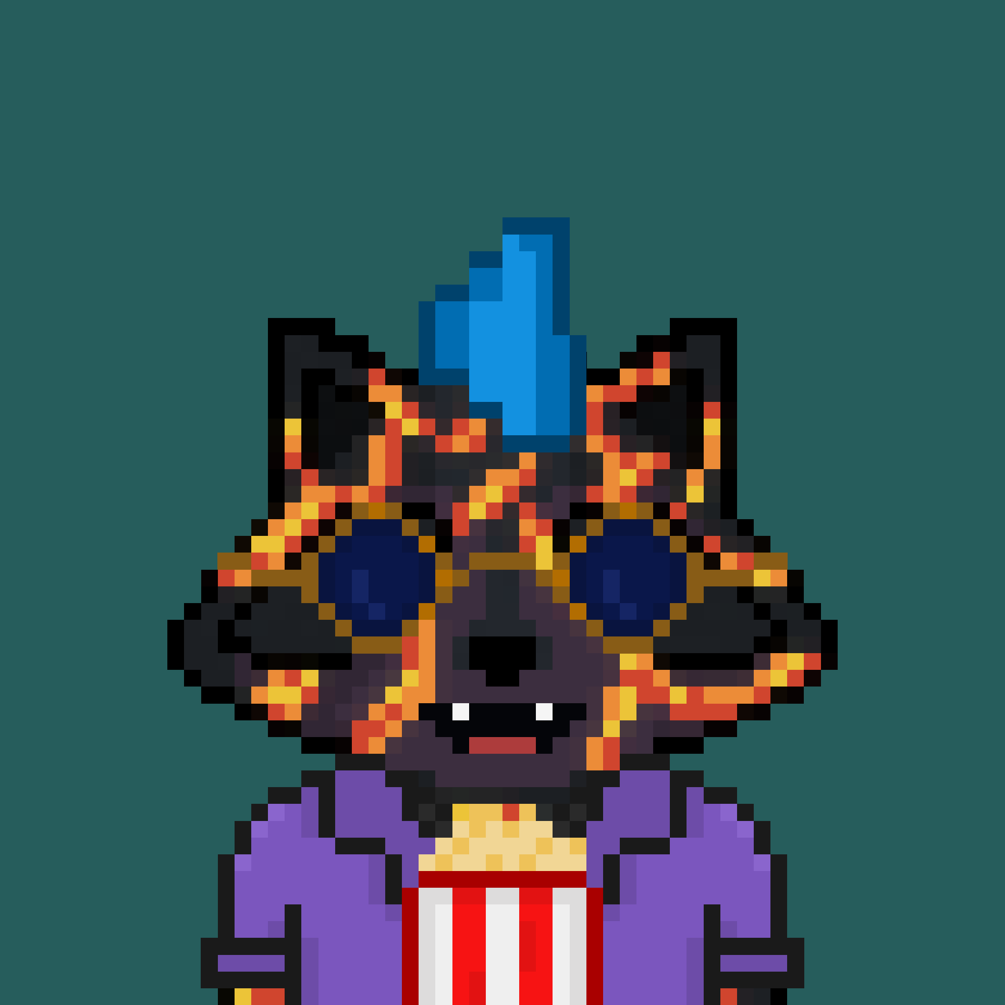 Pixel Raccoon #1041 NFT on Algorand