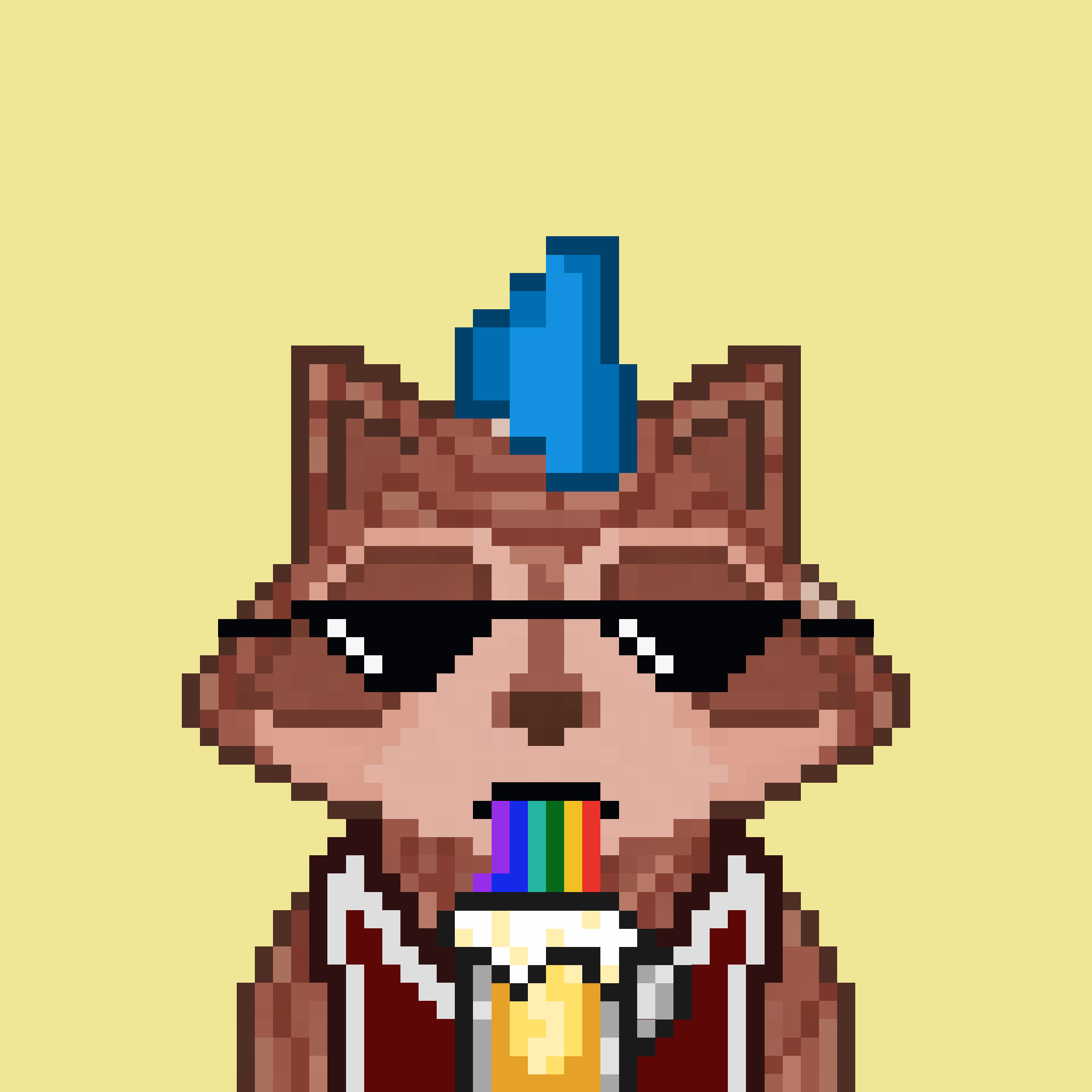 Pixel Raccoon #1048 NFT on Algorand