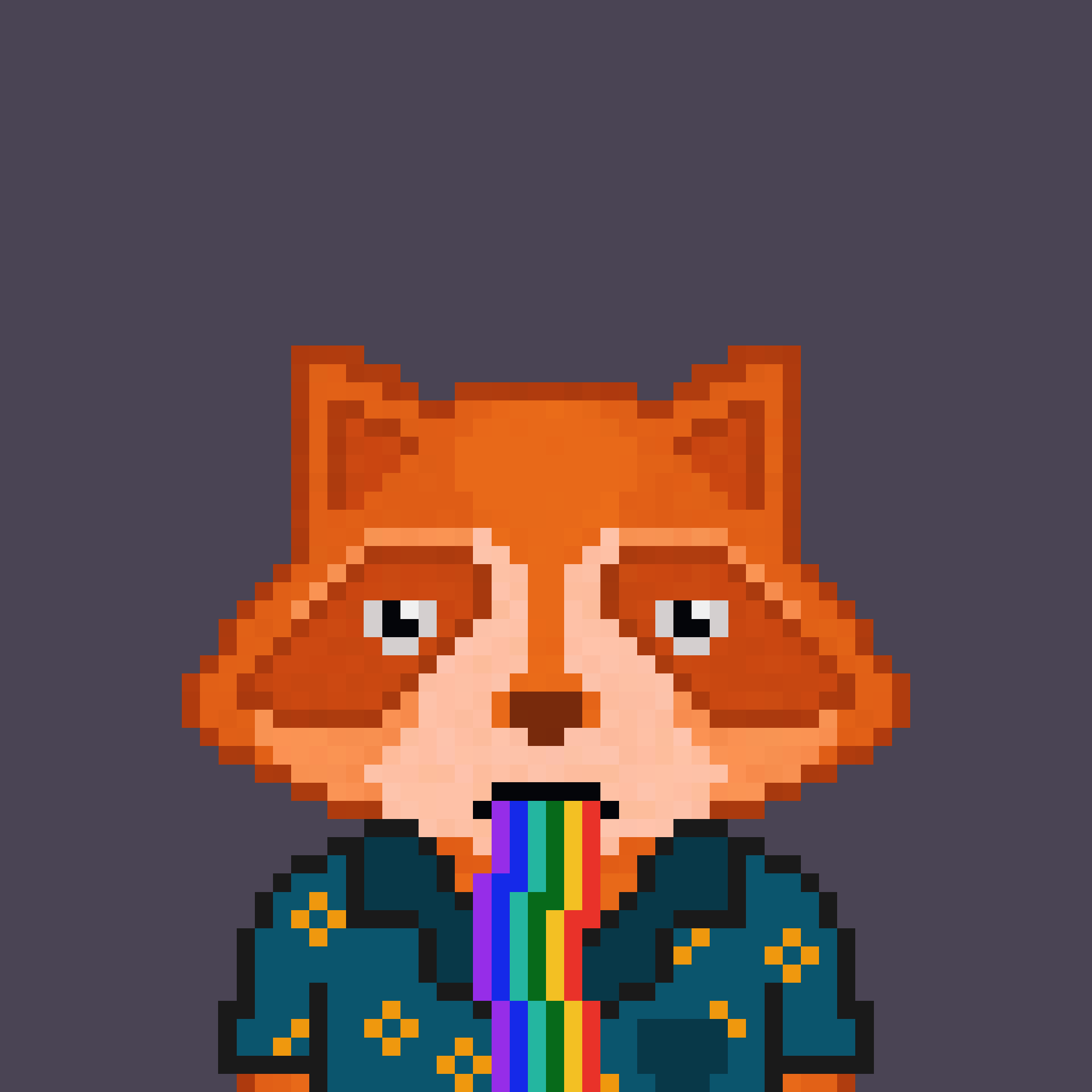 Pixel Raccoon #1050 NFT on Algorand