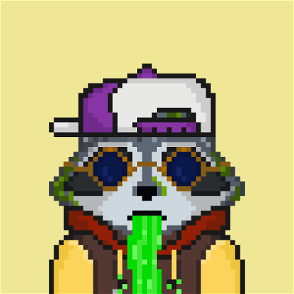 Pixel Raccoon #1054