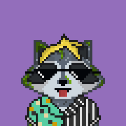 Pixel Raccoon #110