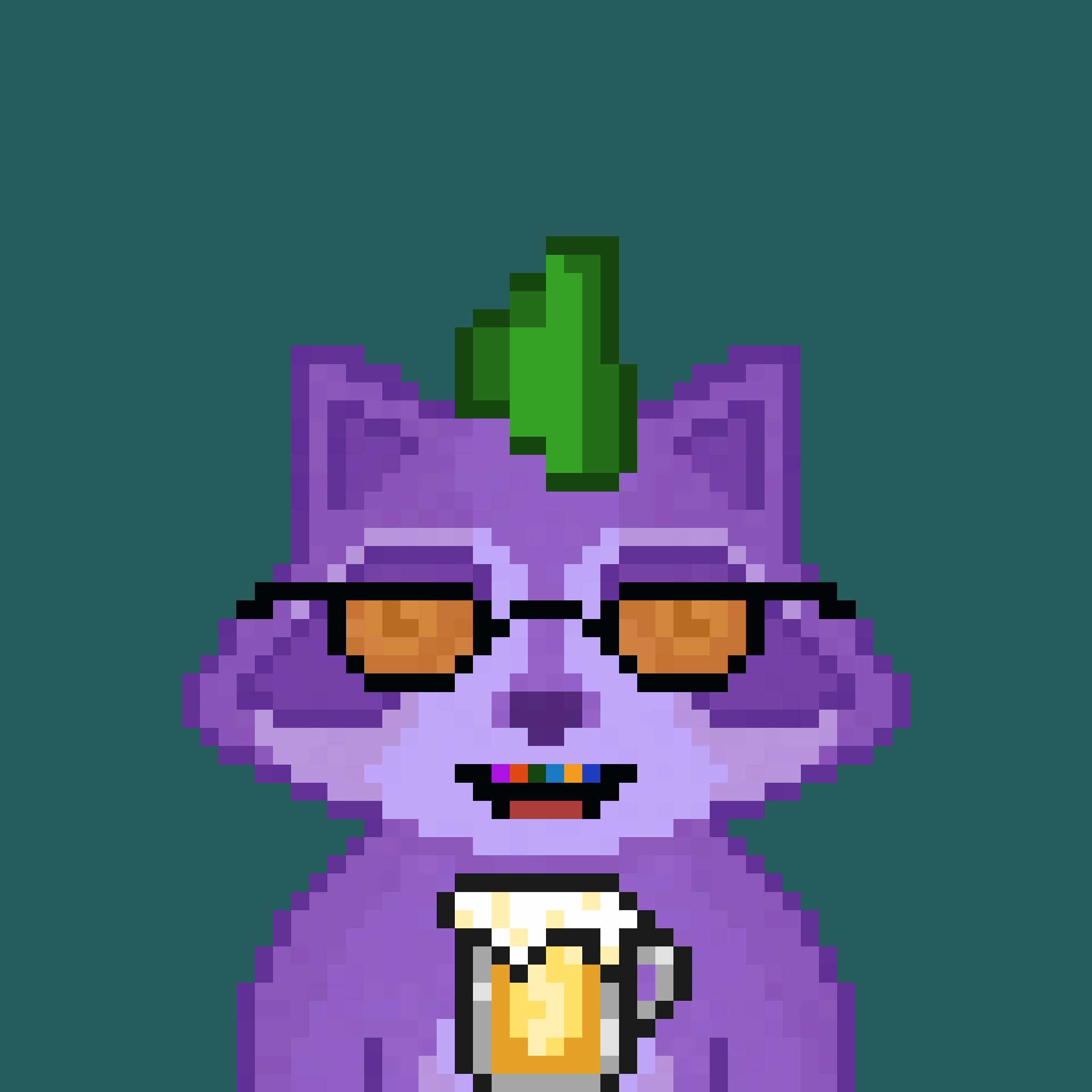 Pixel Raccoon #1115 NFT on Algorand
