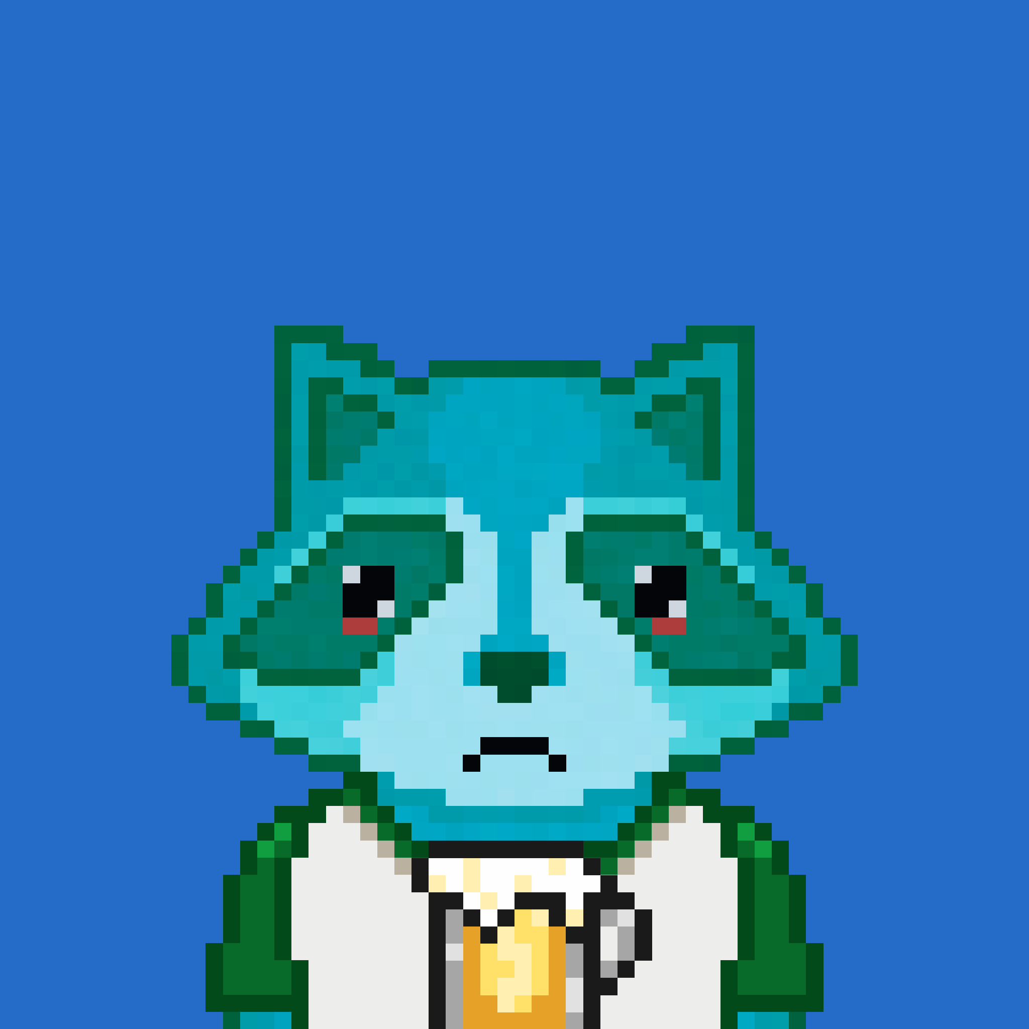 Pixel Raccoon #1119 NFT on Algorand