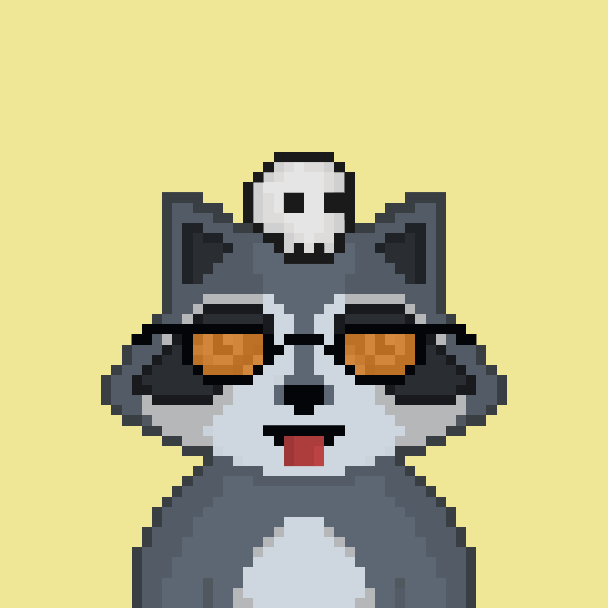 Pixel Raccoon #1133 NFT on Algorand