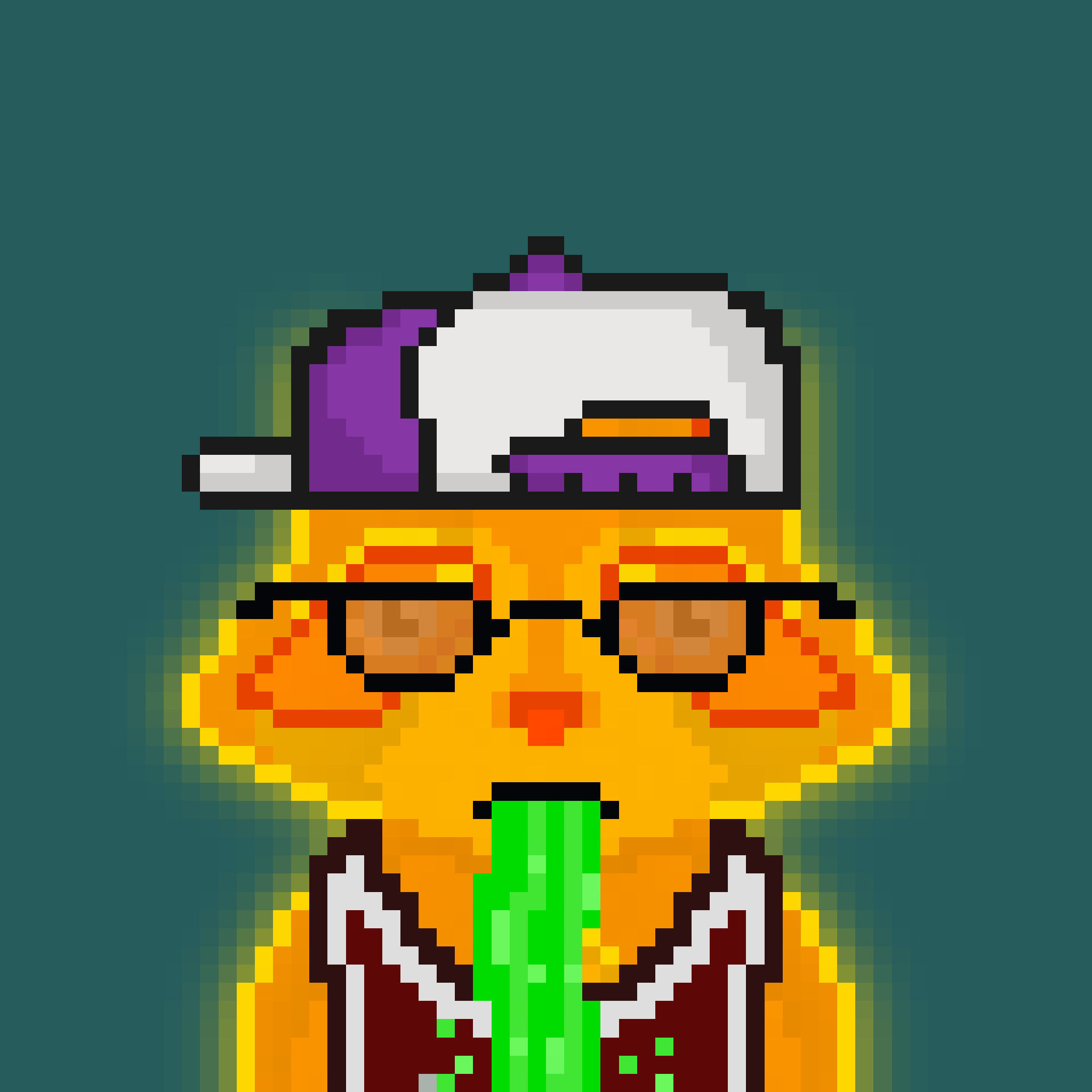 Pixel Raccoon #1138 NFT on Algorand