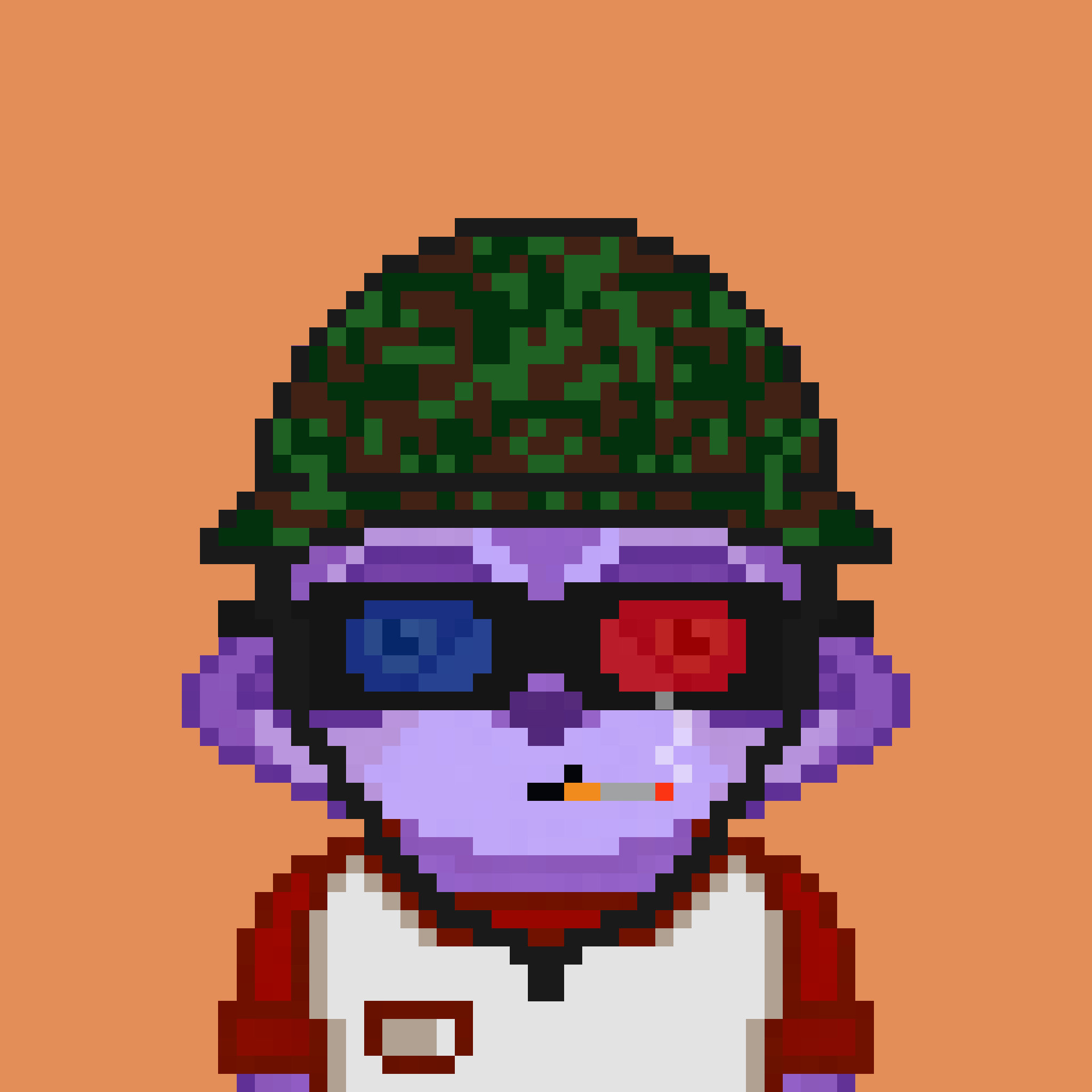 Pixel Raccoon #1140 NFT on Algorand