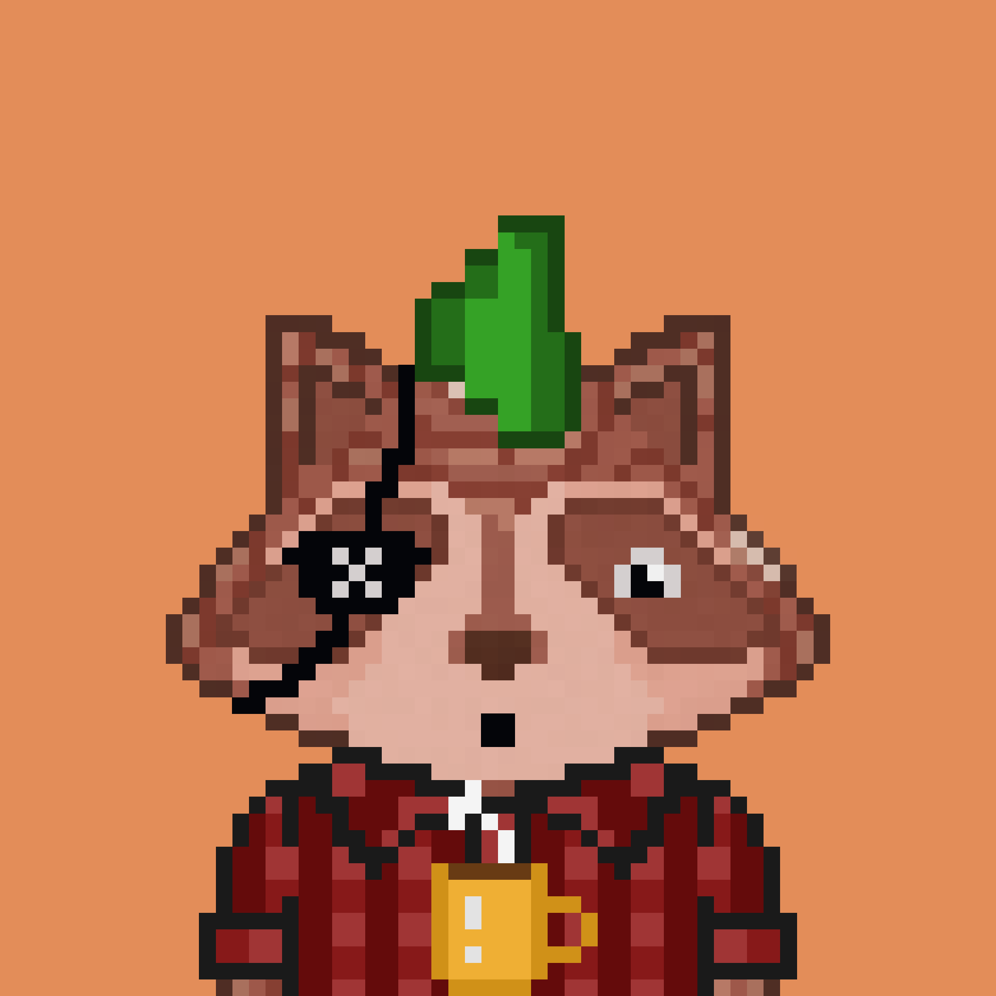 Pixel Raccoon #1145 NFT on Algorand