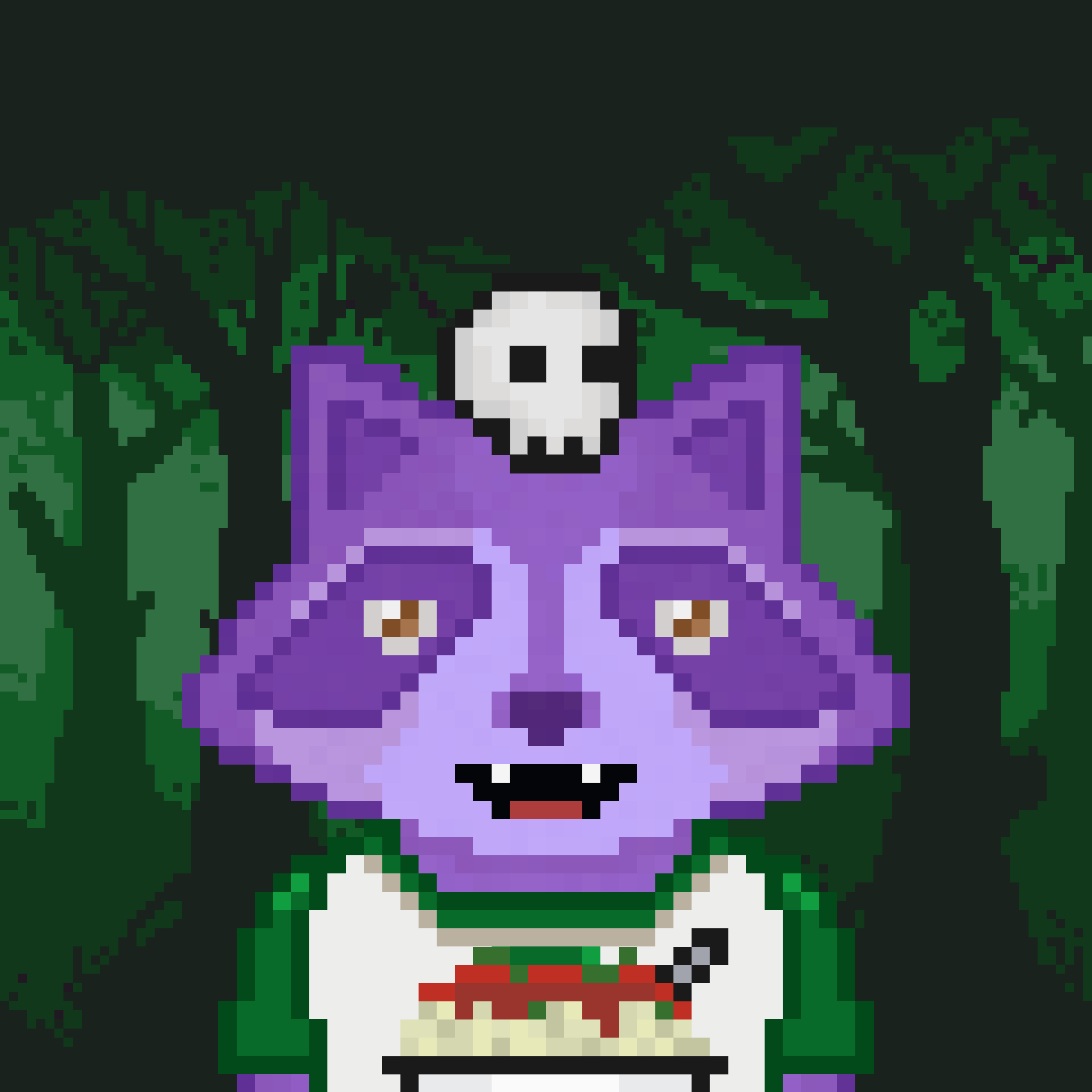 Pixel Raccoon #1148 NFT on Algorand