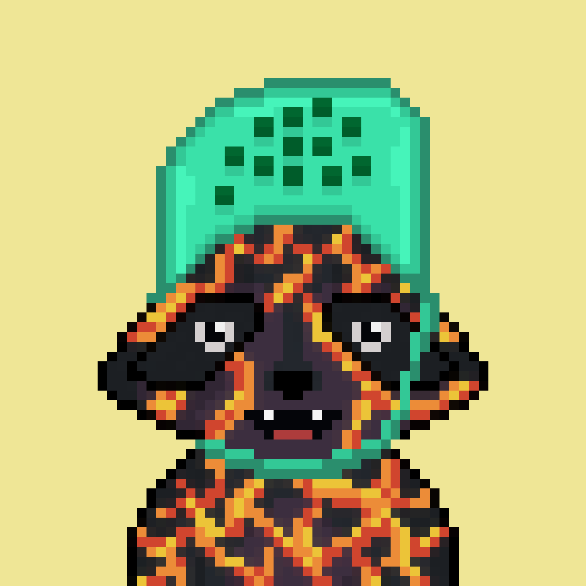 Pixel Raccoon #1159 NFT on Algorand