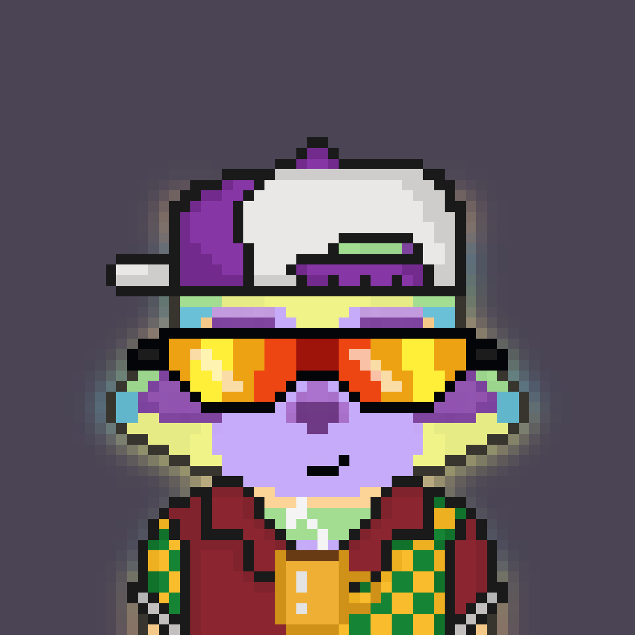 Pixel Raccoon #1164 NFT on Algorand