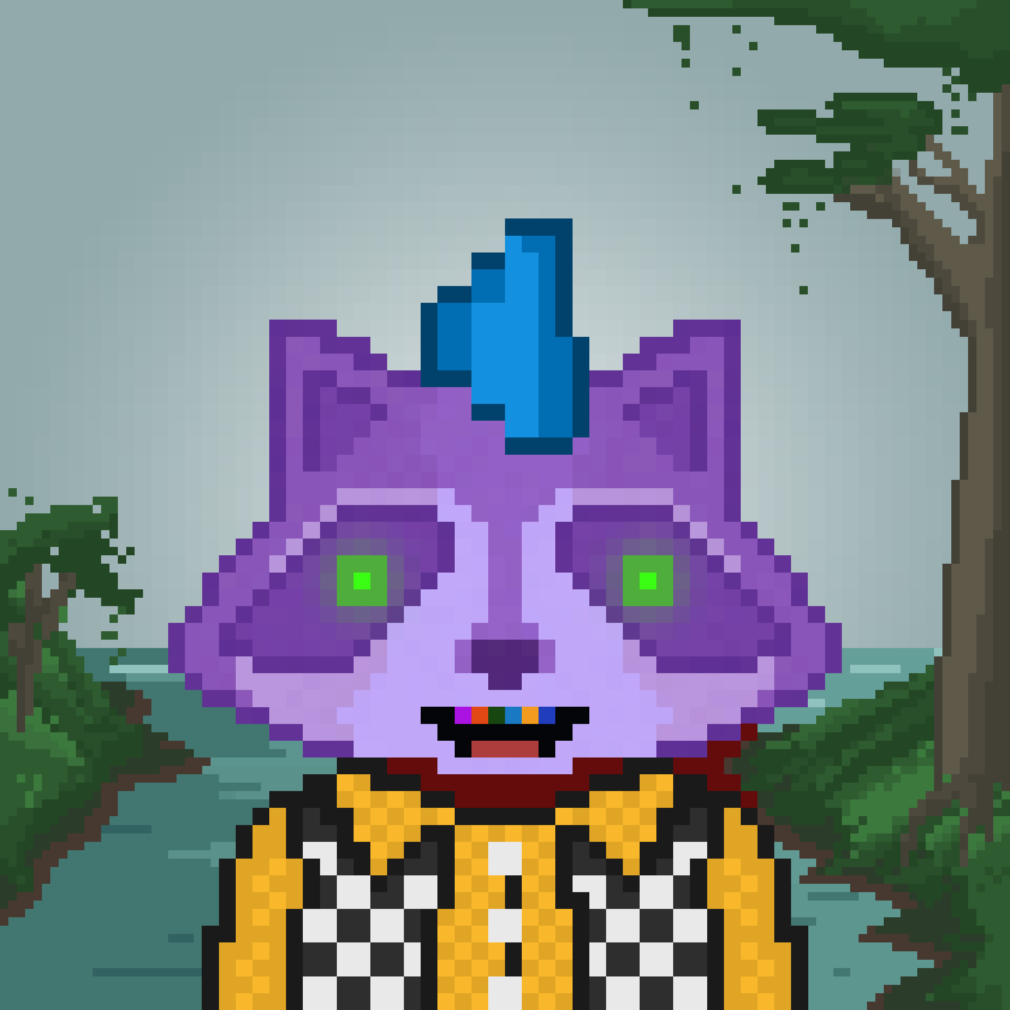 Pixel Raccoon #1170 NFT on Algorand