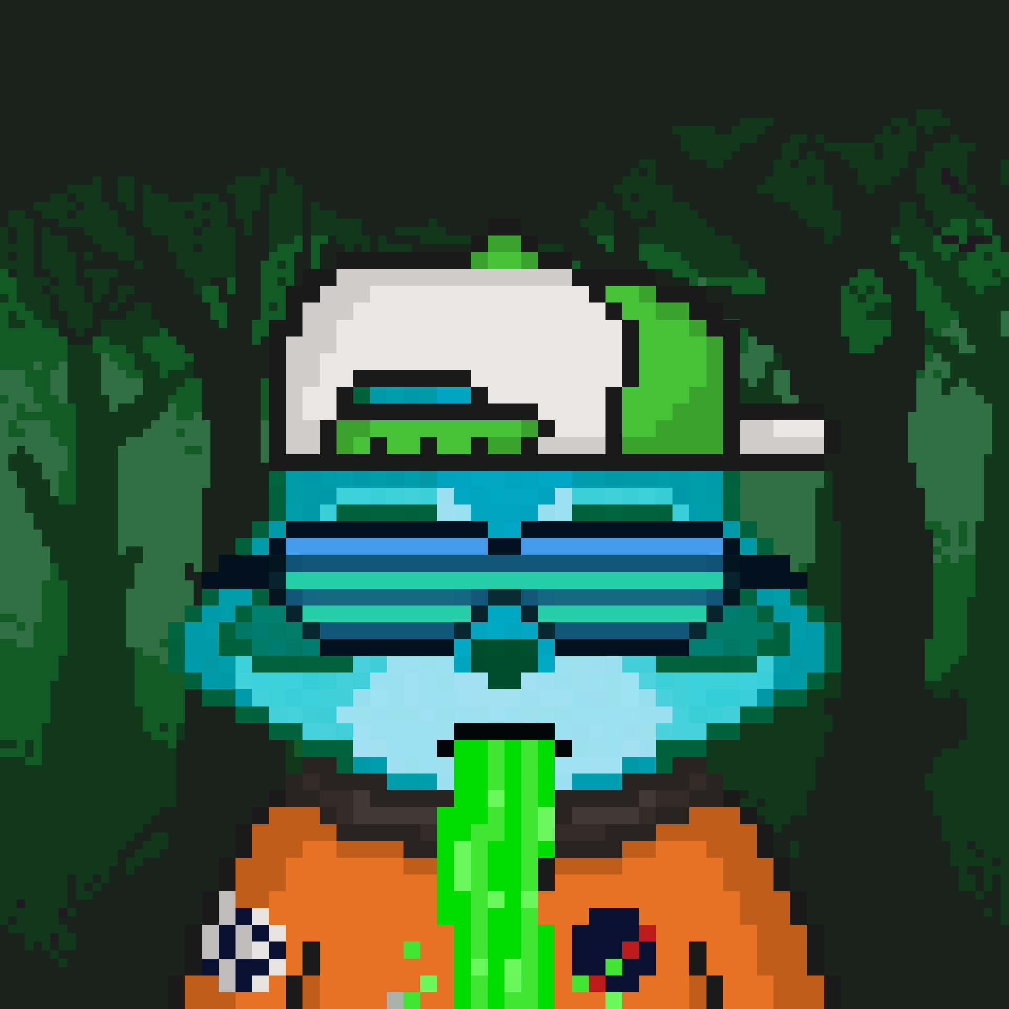 Pixel Raccoon #1188 NFT on Algorand