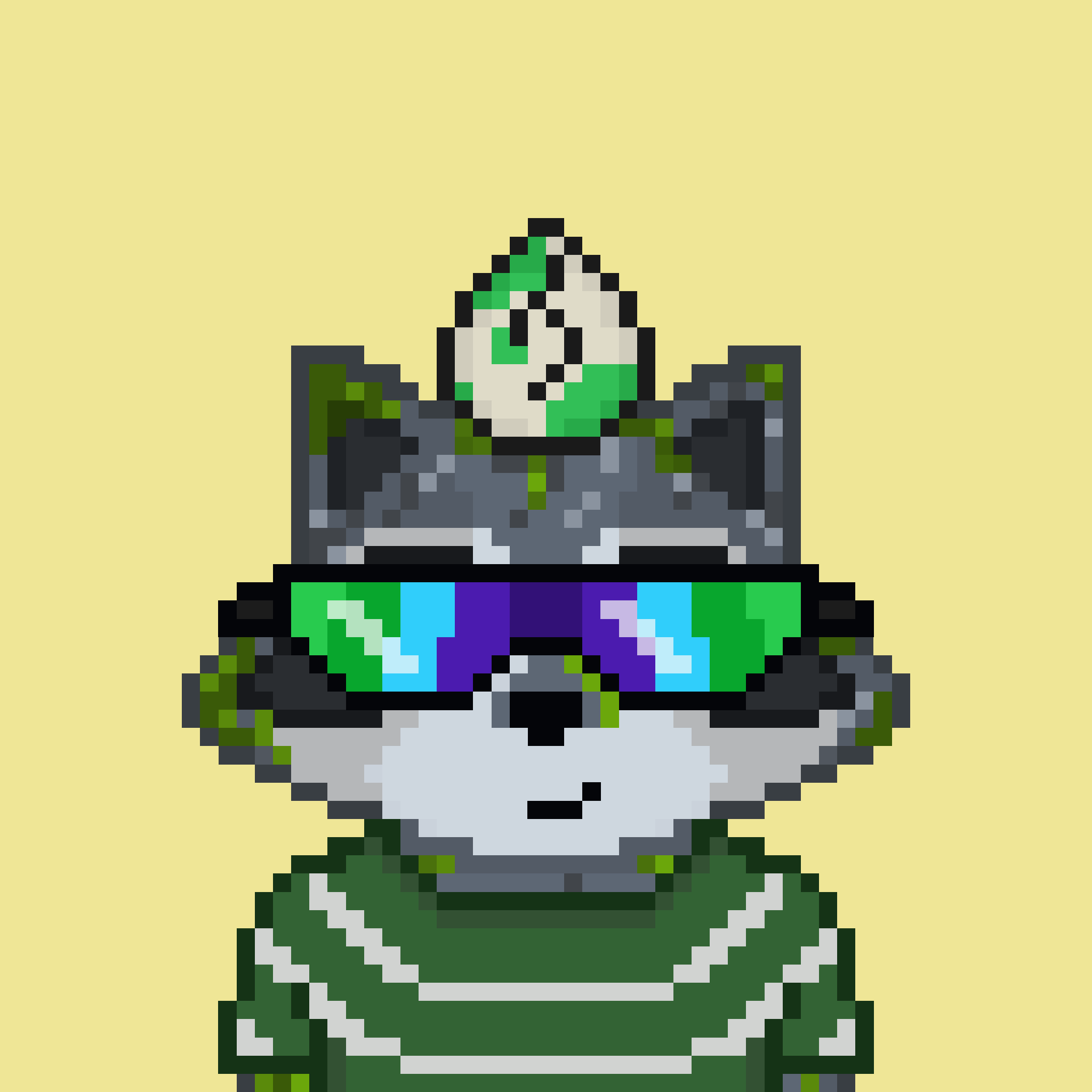 Pixel Raccoon #119 NFT on Algorand