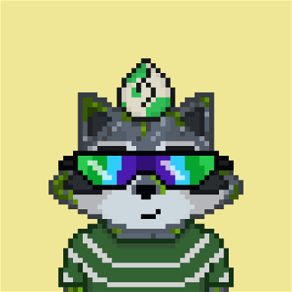 Pixel Raccoon #119