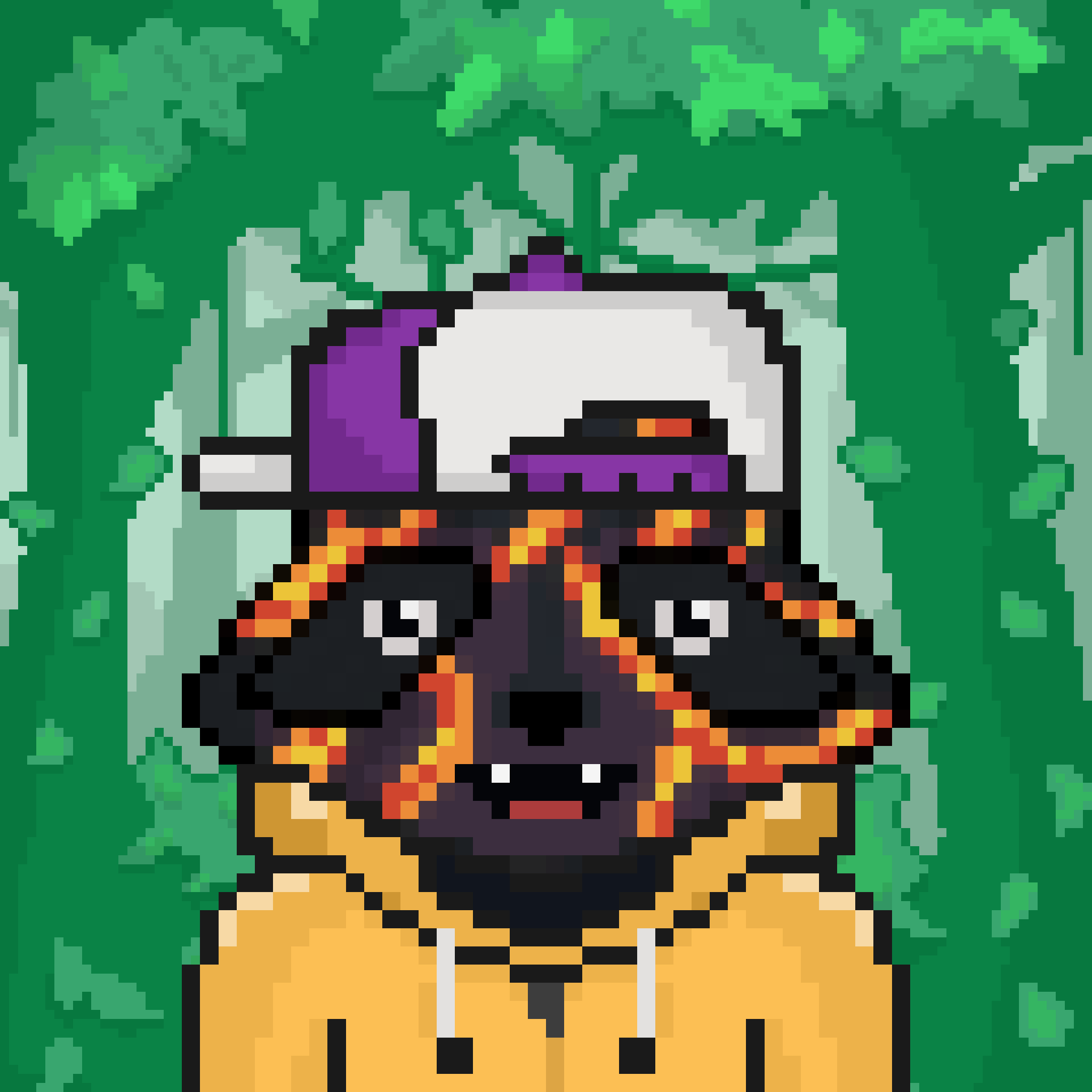 Pixel Raccoon #1197 NFT on Algorand